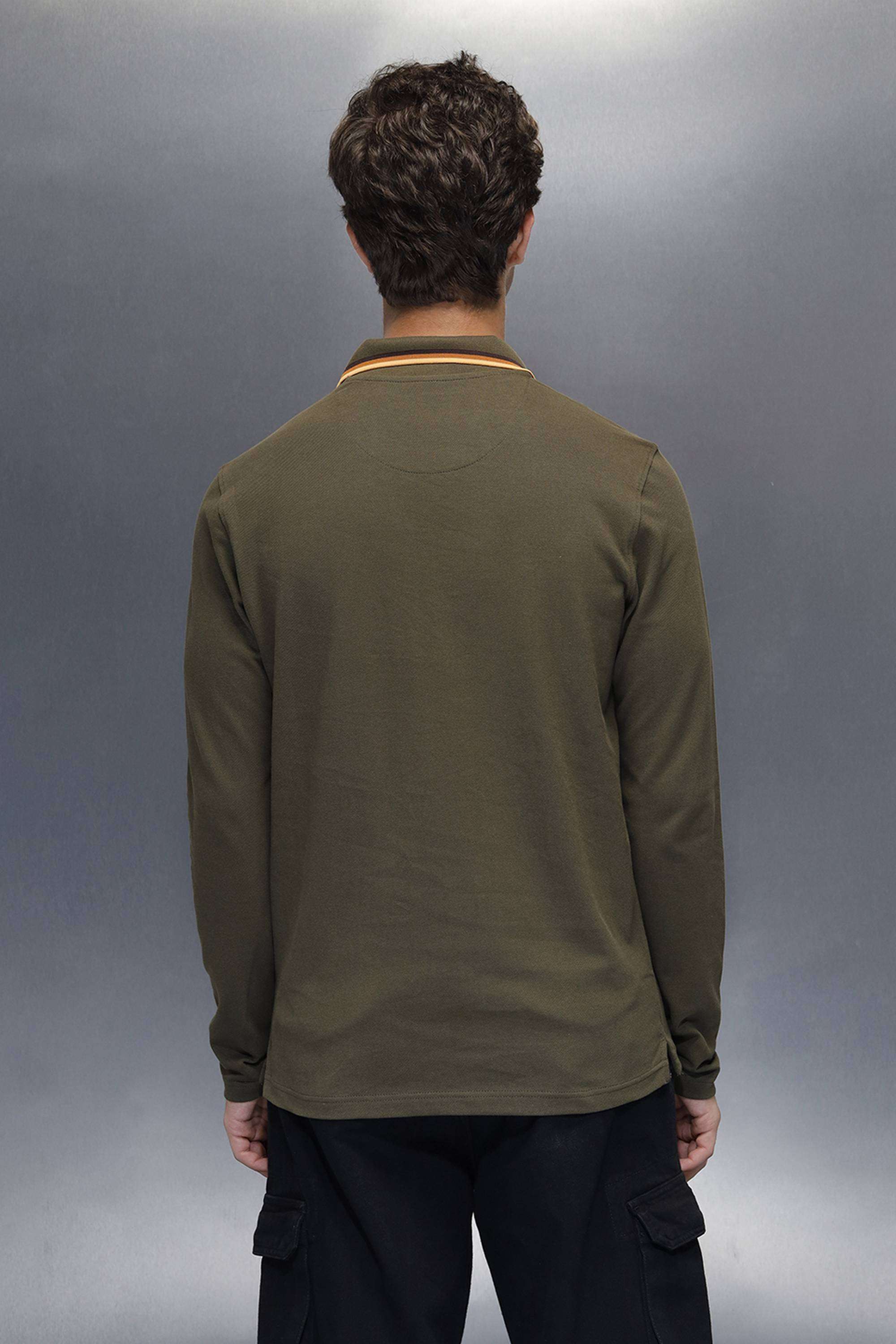 Solid-Cotton-Slim-Fit-Men-s-T-Shirt