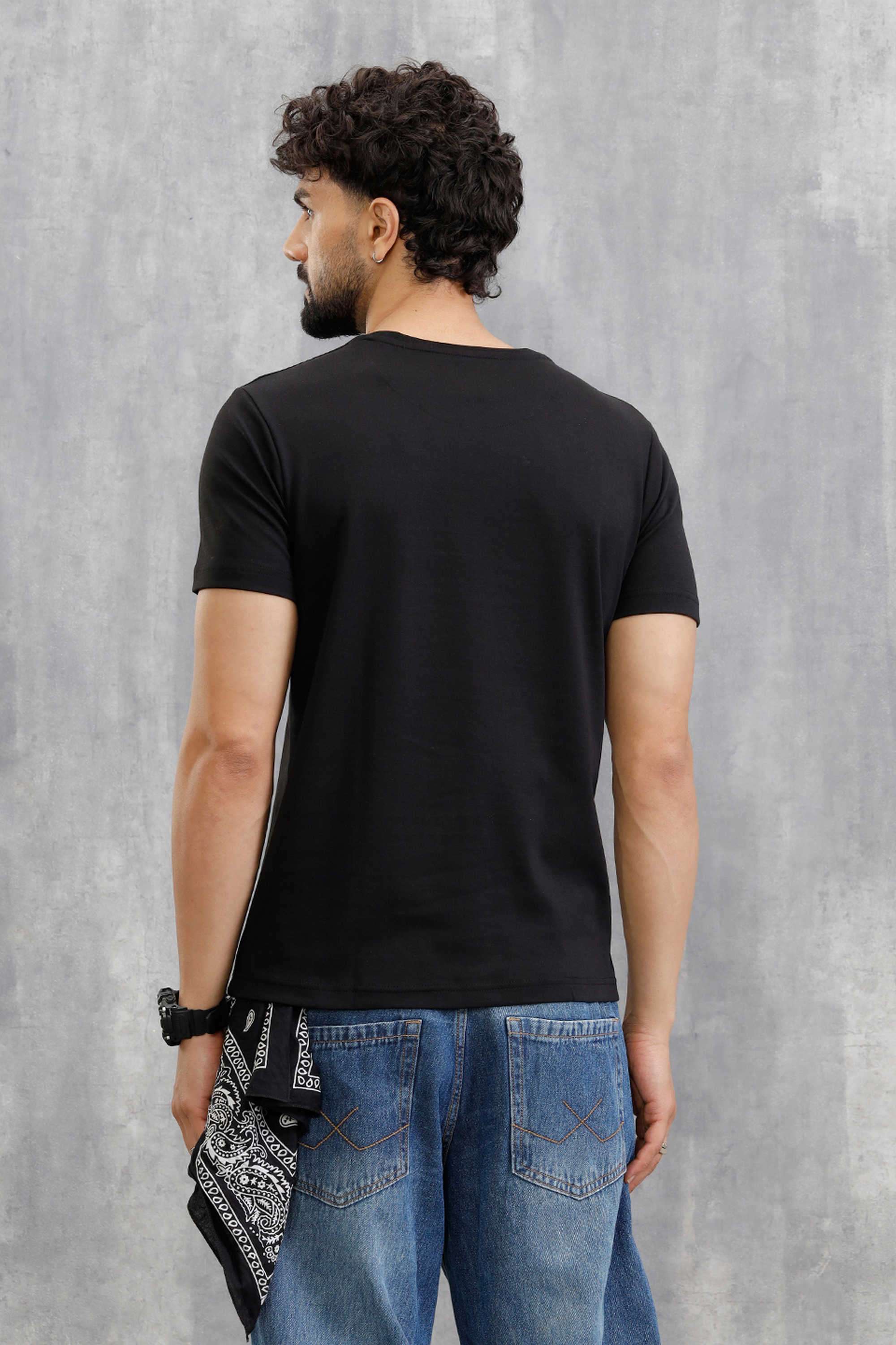 Solid-Cotton-Round-Neck-Men-s-T-Shirt