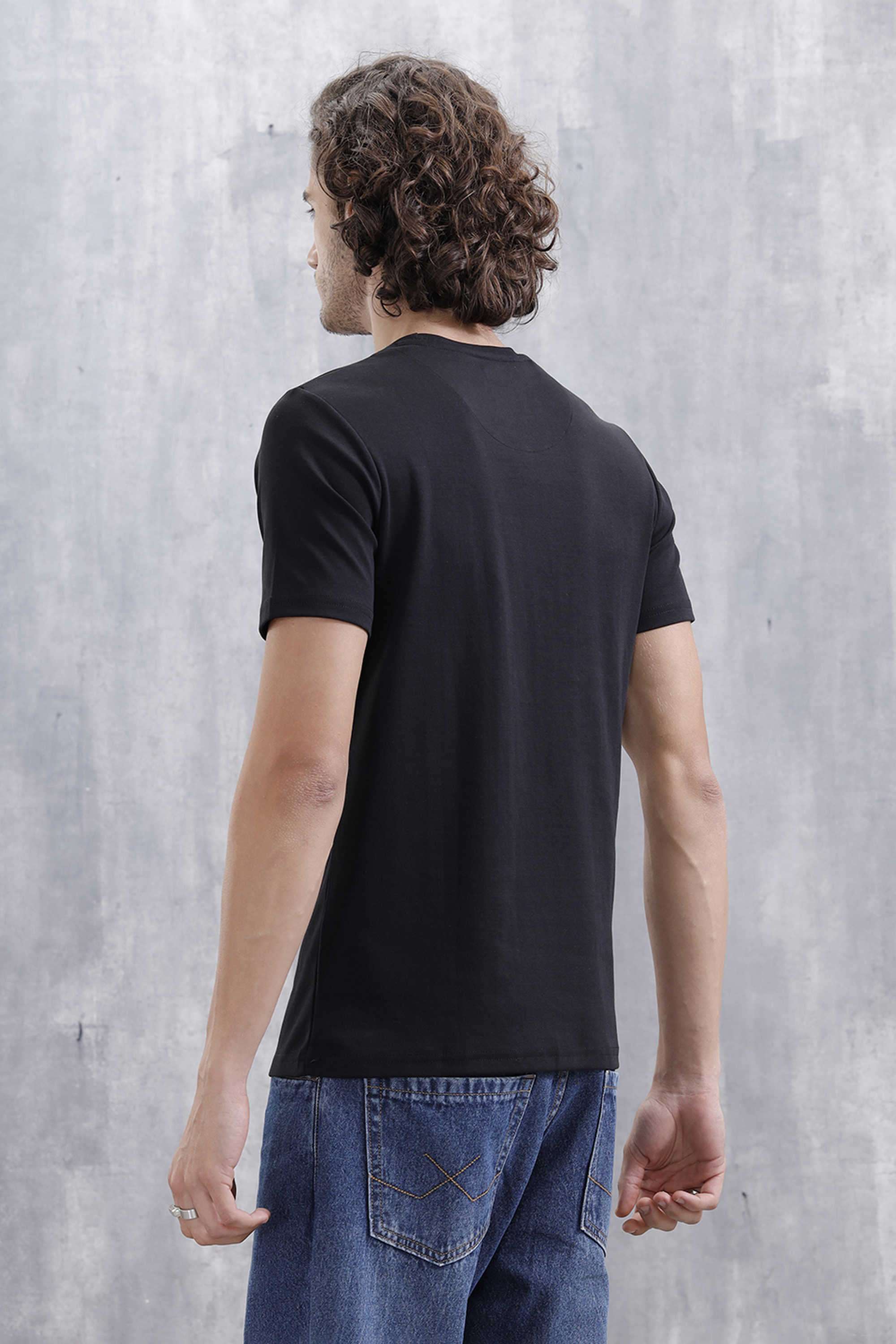 Solid-Cotton-Round-Neck-Men-s-T-Shirt