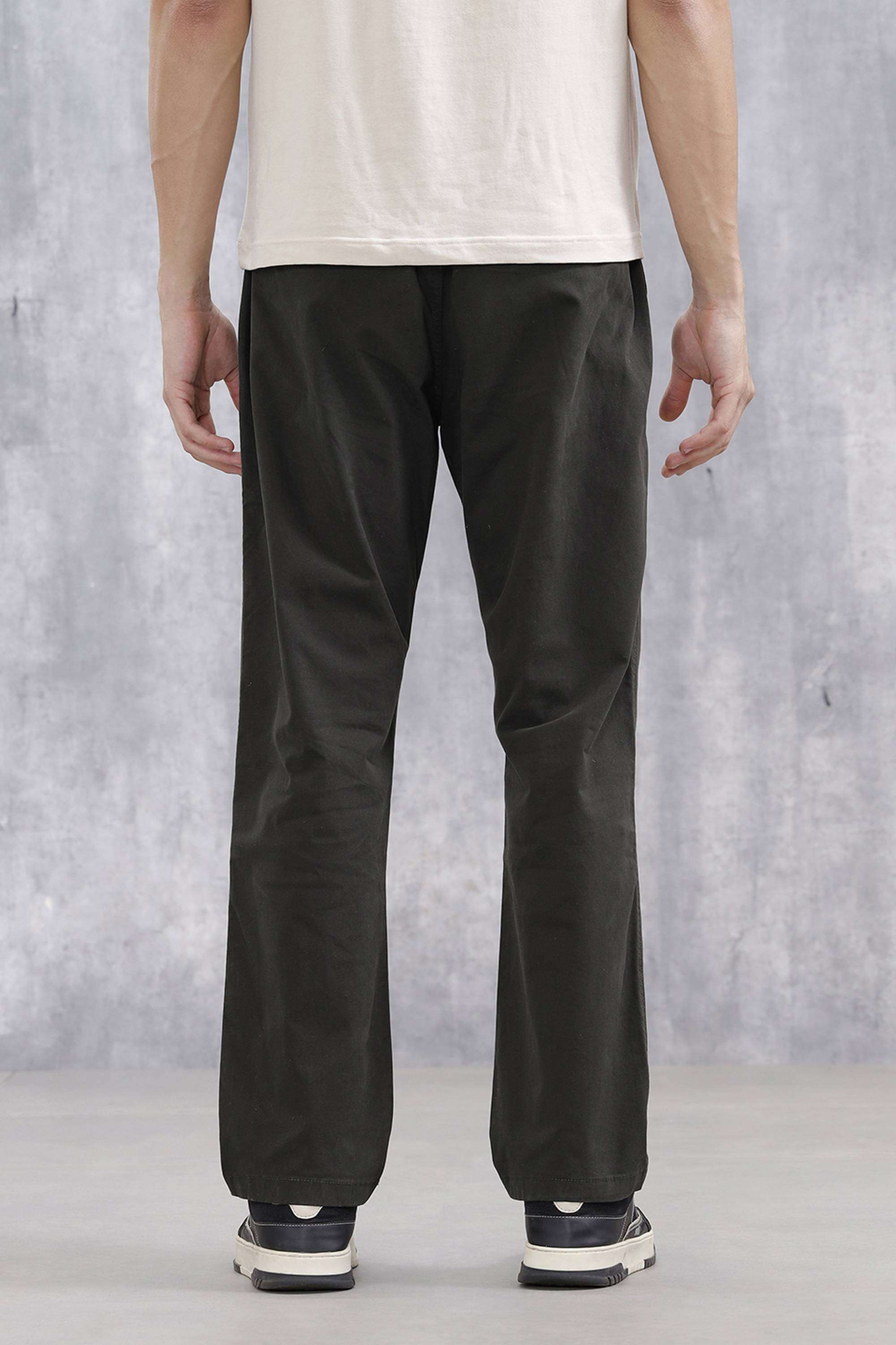 Solid-Cotton-Straight-Fit-Men-s-Trousers
