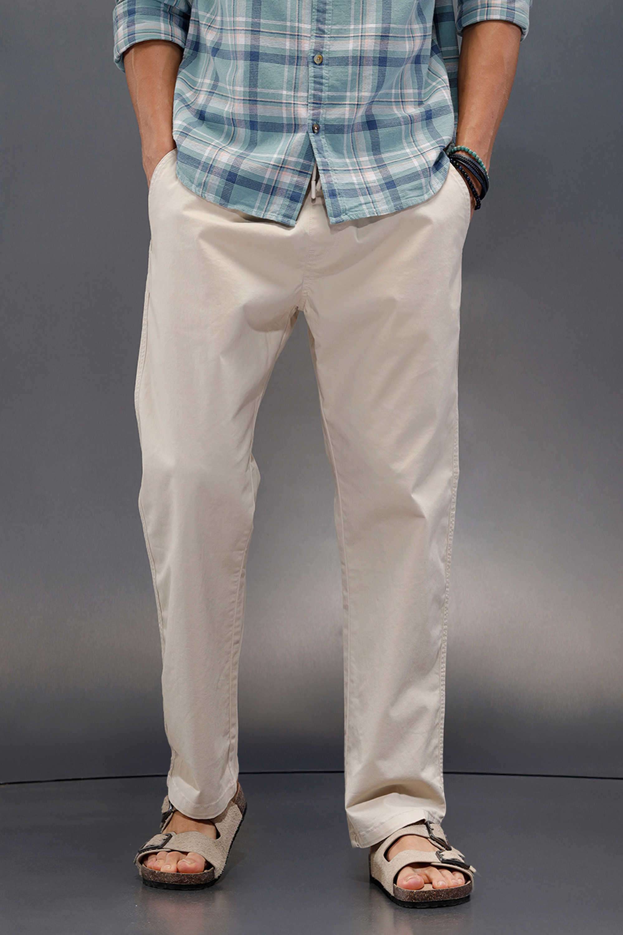 Solid-Cotton-Straight-Fit-Men-s-Casual-Wear-Trousers