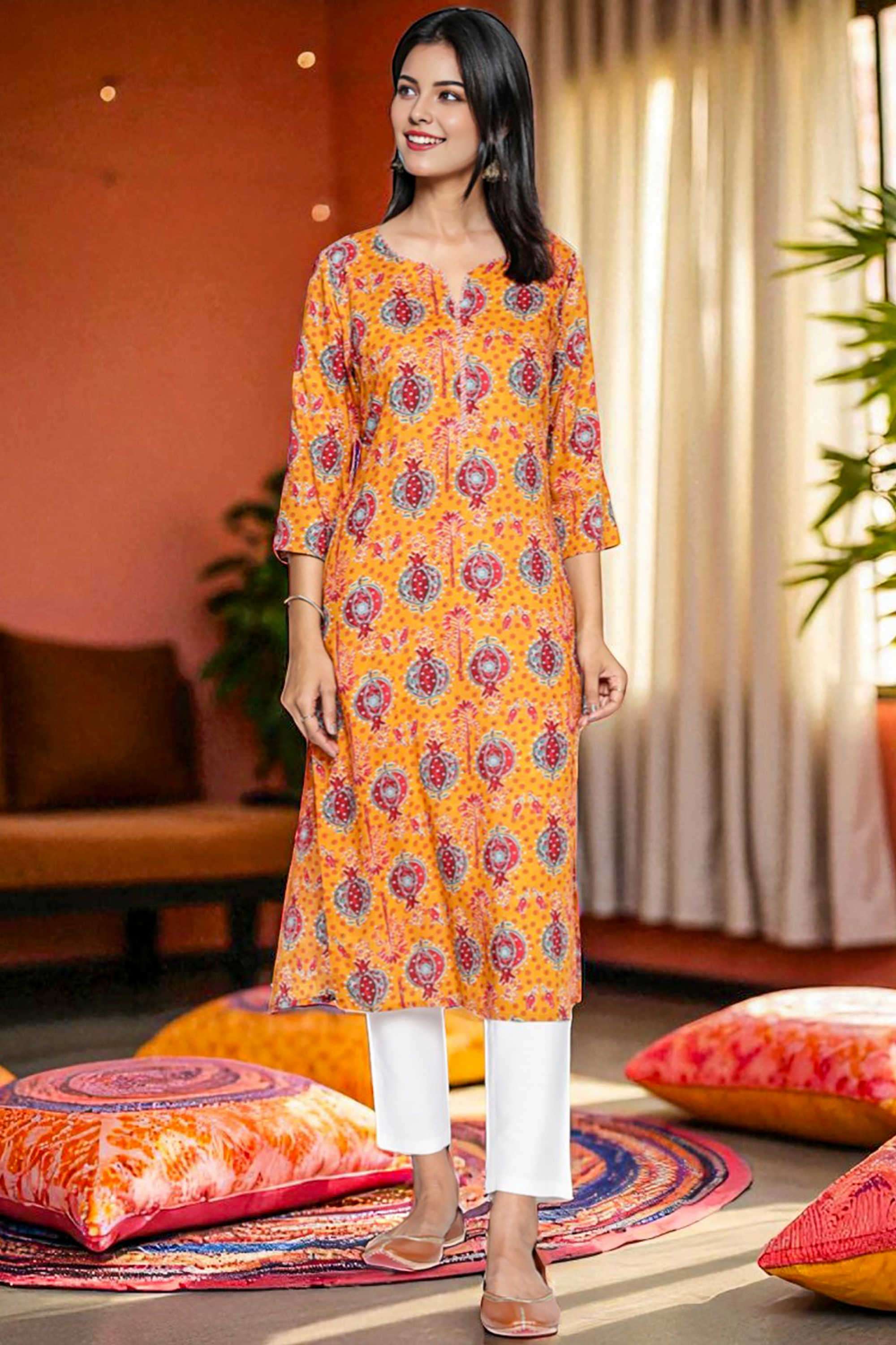 Textured-Modal-Women-s-Festive-Wear-Kurta