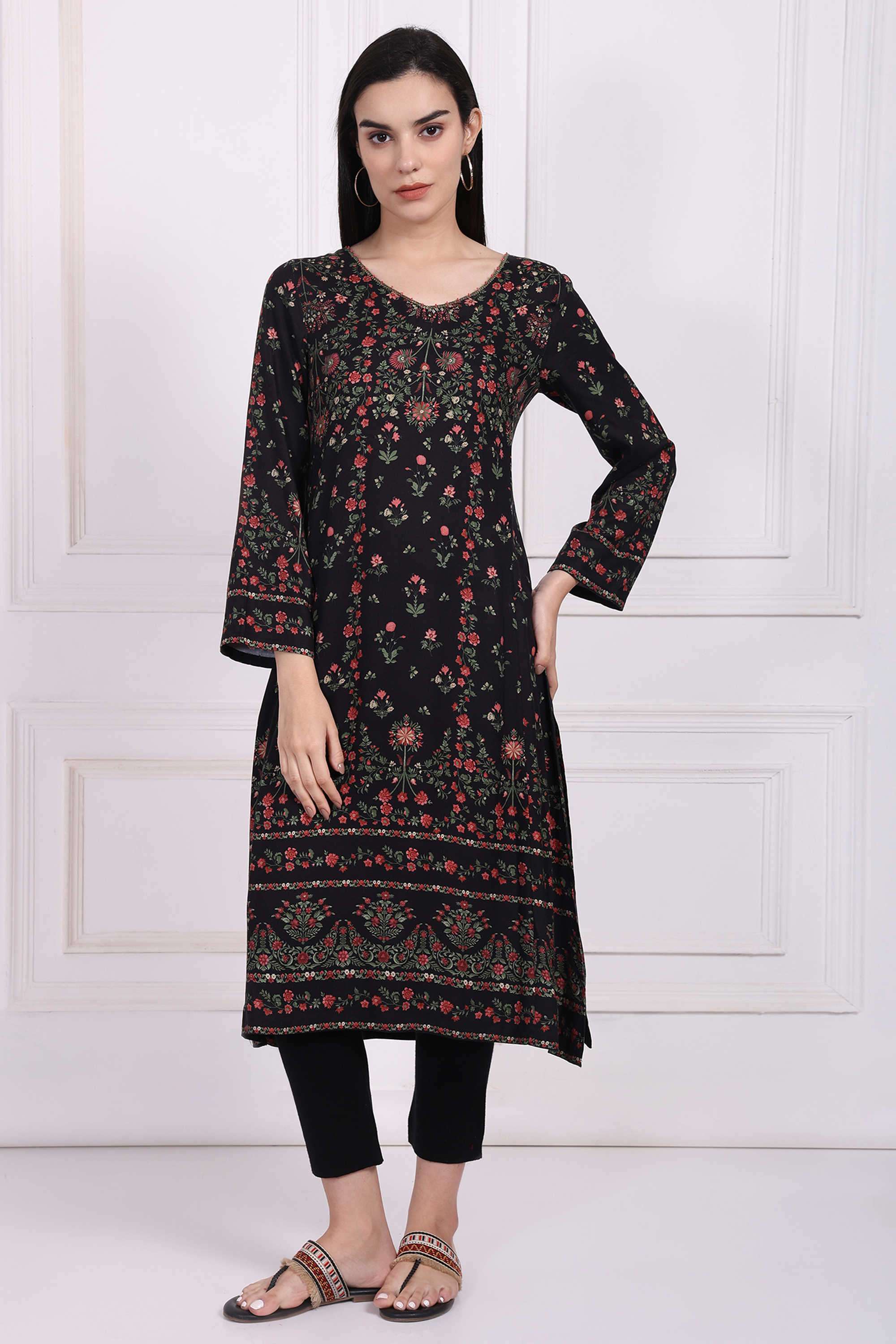 Textured-Viscose-Women-s-Festive-Wear-Kurta