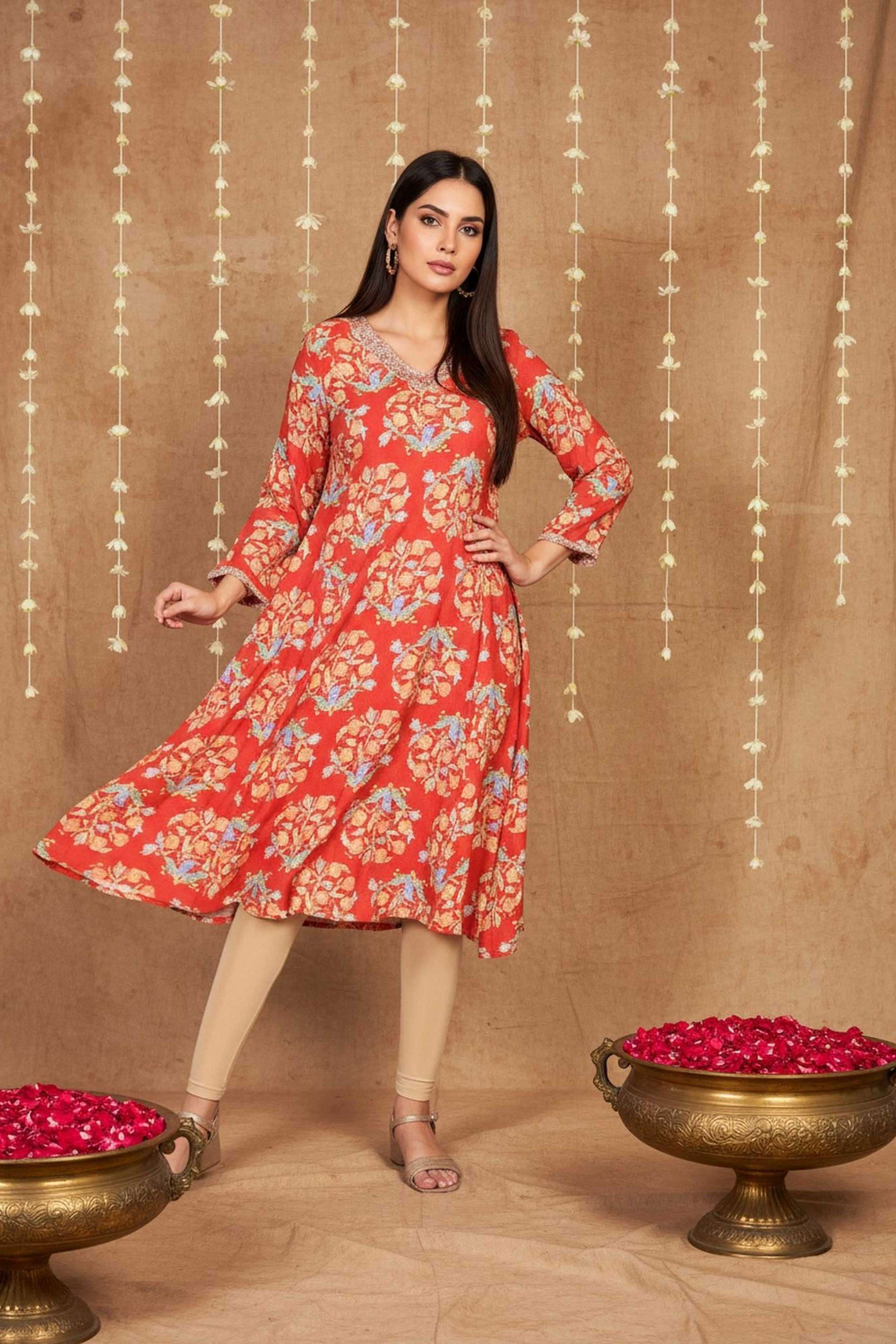 Textured-Rayon-Women-s-Festive-Wear-Kurta