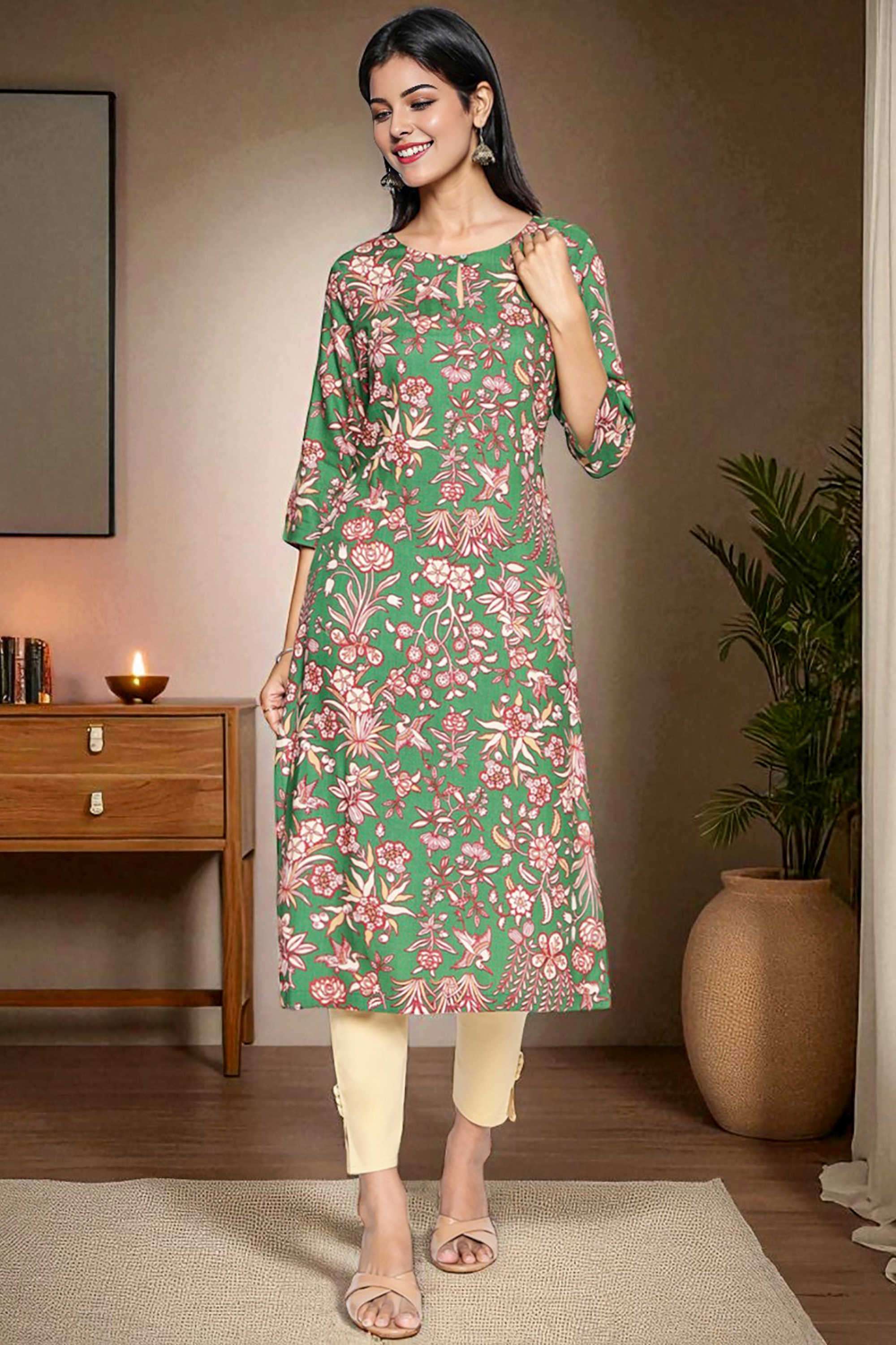Textured-Viscose-Women-s-Festive-Wear-Kurta
