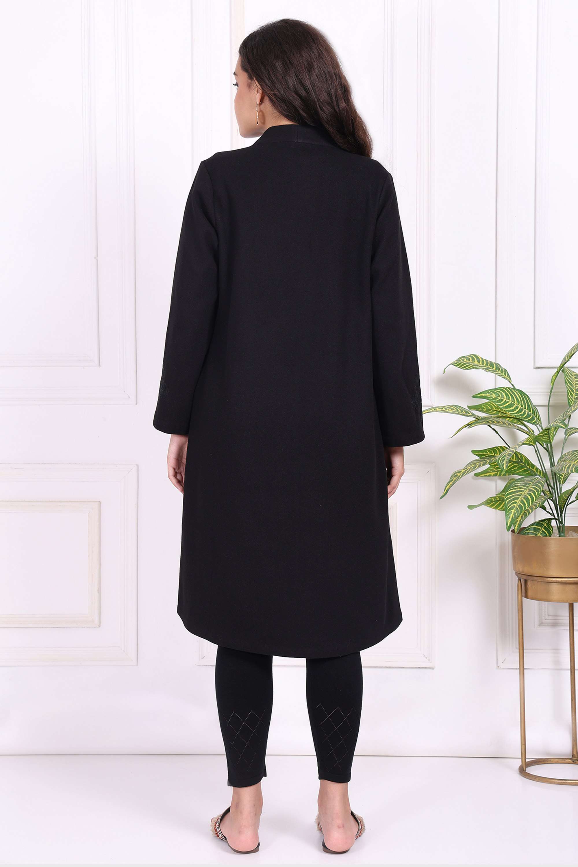 Textured-Polyester-Women-s-Coat