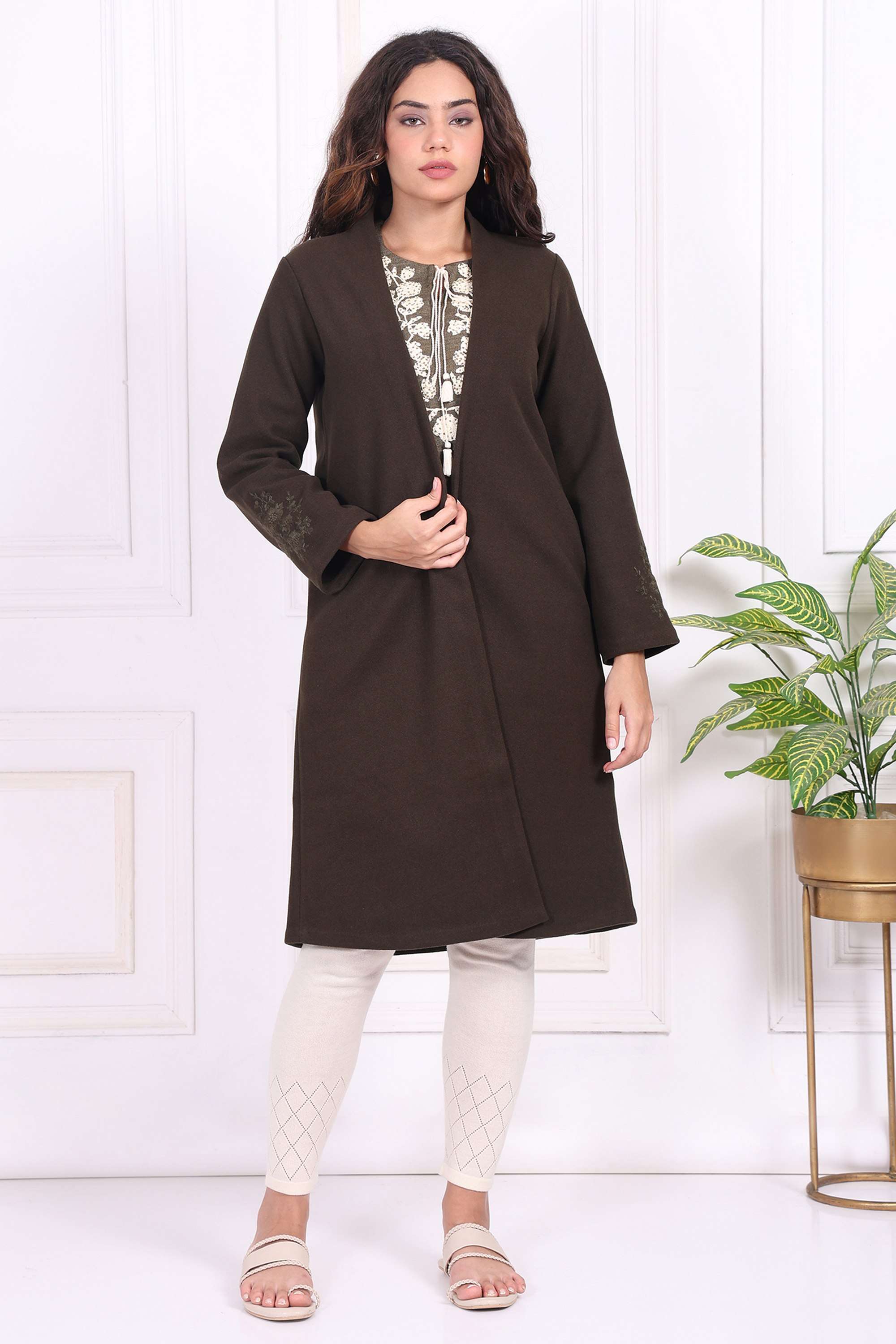 Textured-Polyester-Women-s-Coat