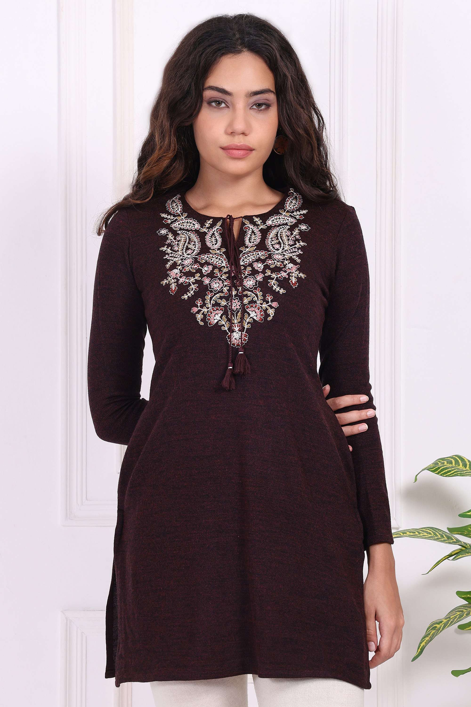 Embroidered-Acrylic-Women-s-Tunic