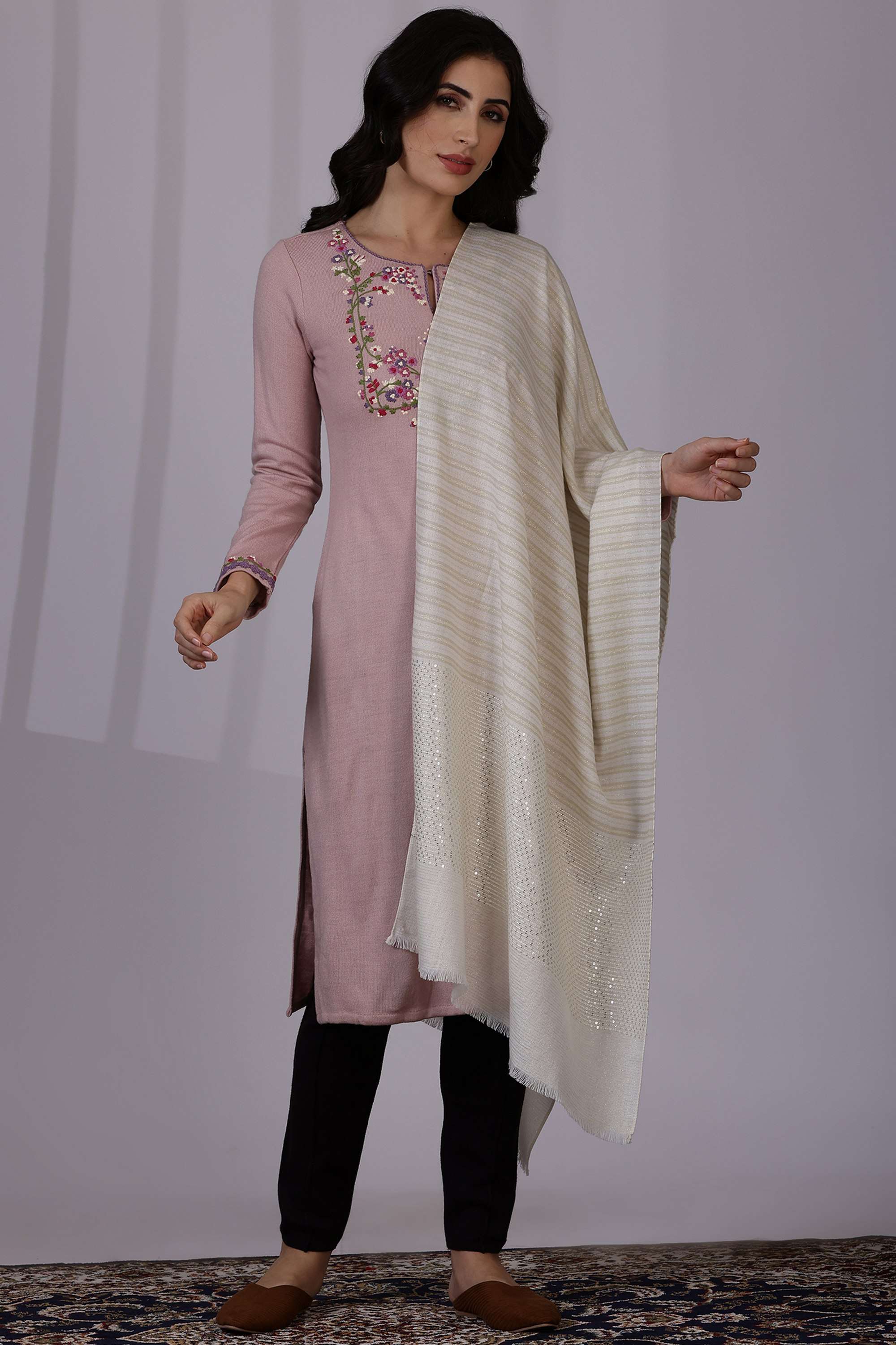 Solid-Blended-Fabric-Women-s-Shawl