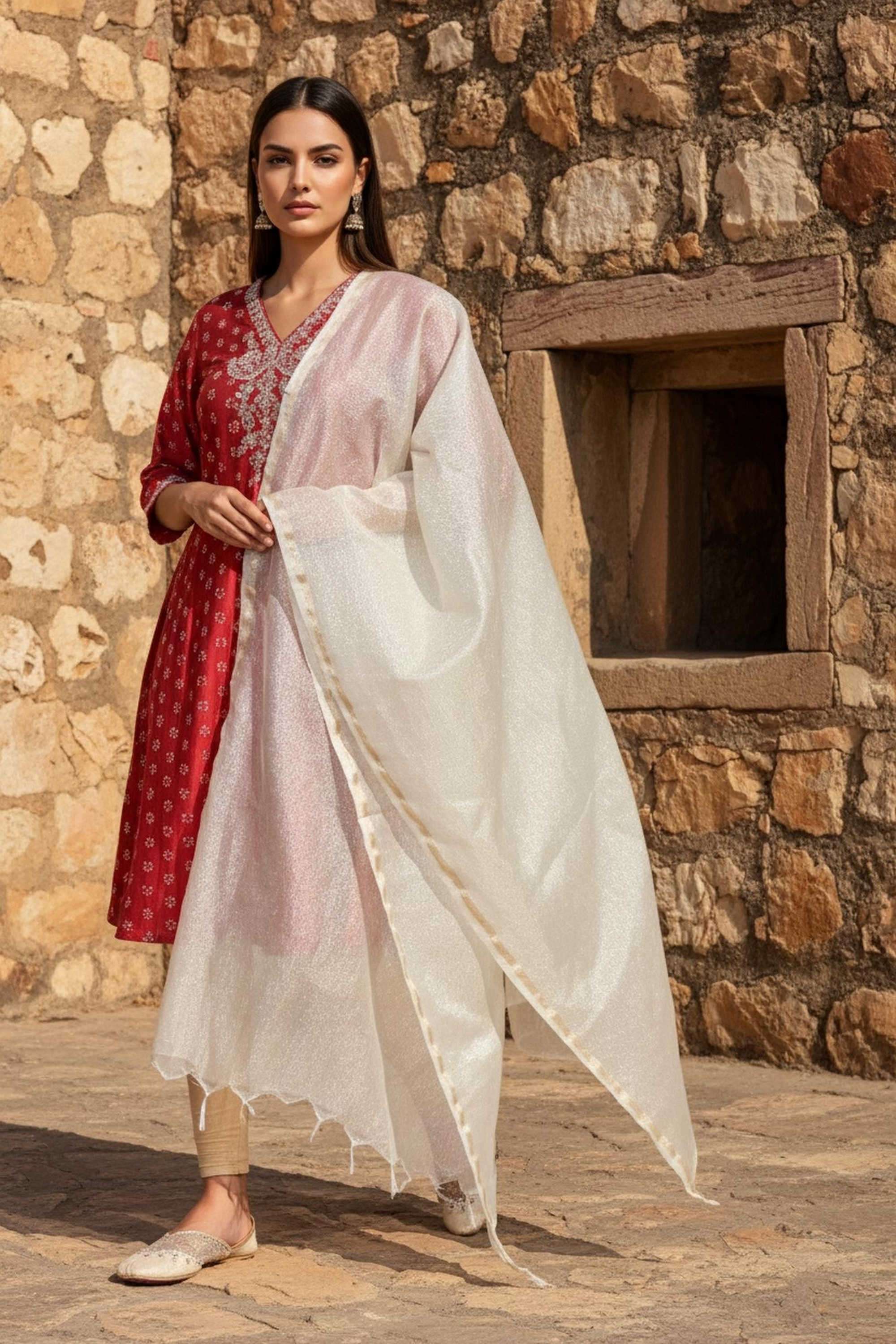 Textured-Blended-Fabric-Woven-Women-s-Dupatta
