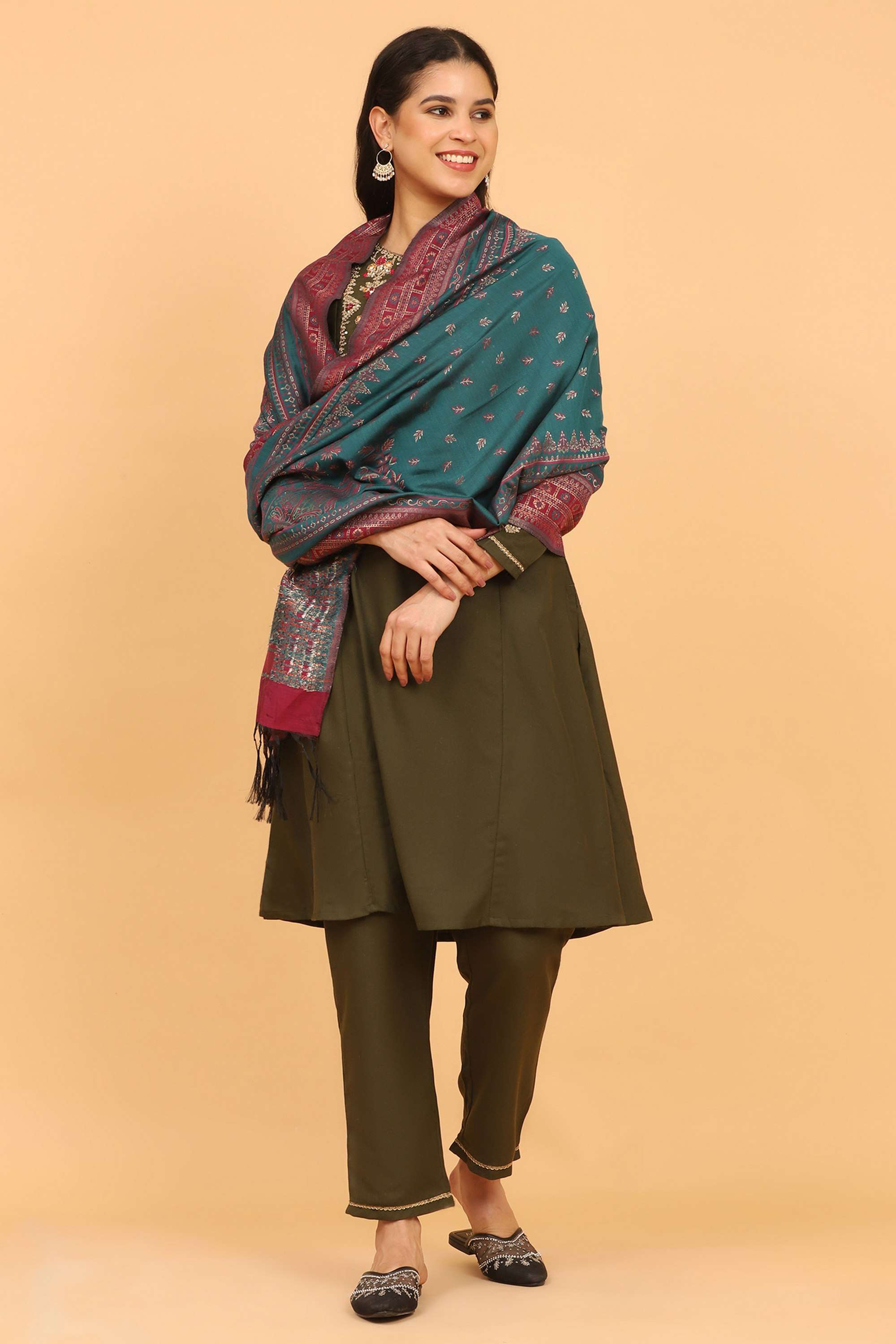 Textured-Polyester-Woven-Women-s-Dupatta