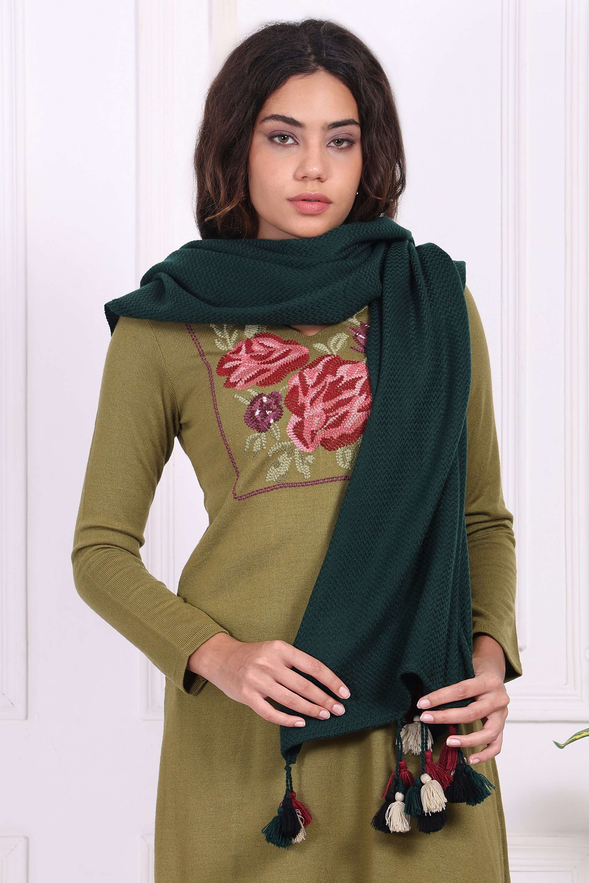 Solid-Blended-Fabric-Women-s-Shawl