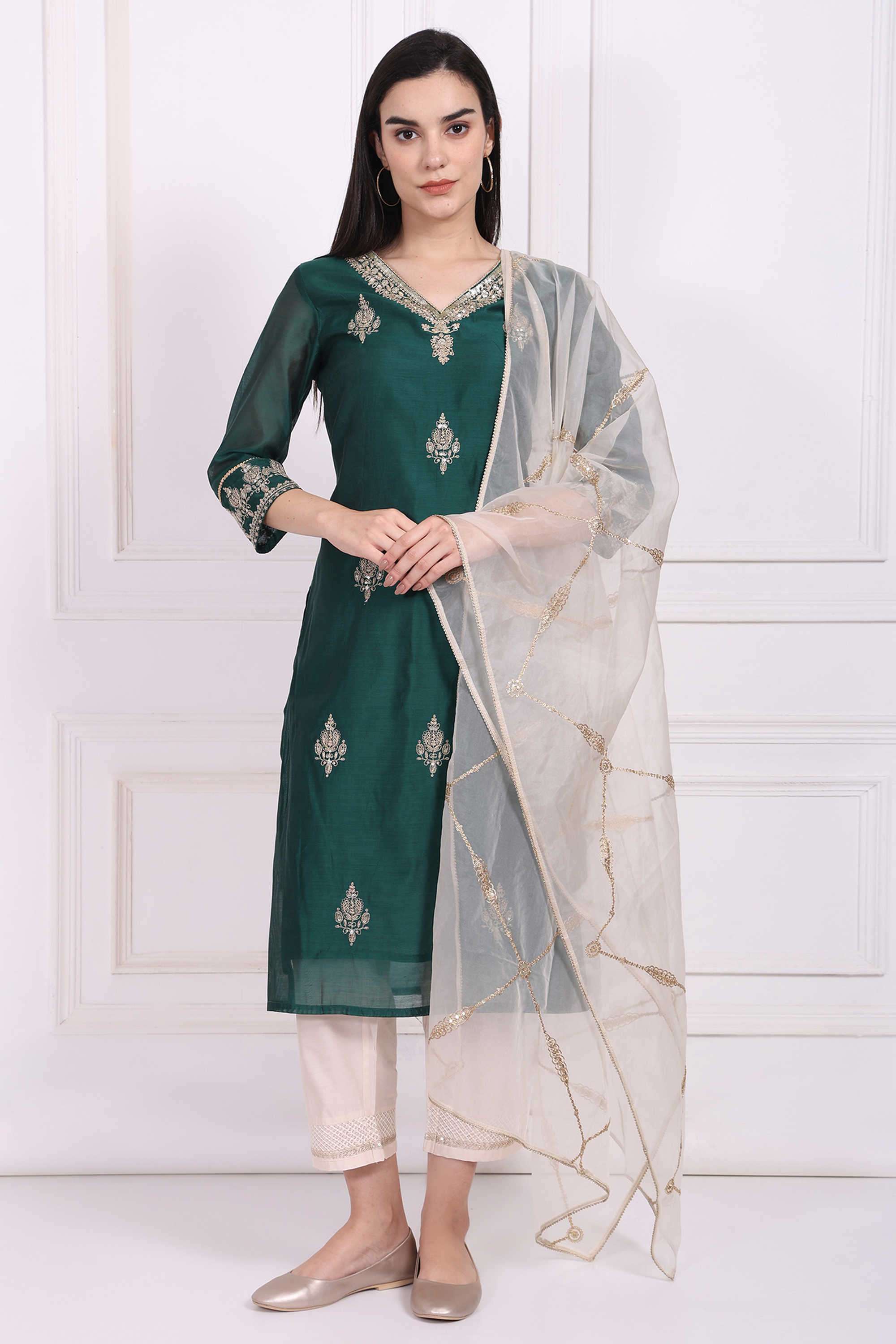 Embroidered-Nylon-Woven-Women-s-Dupatta