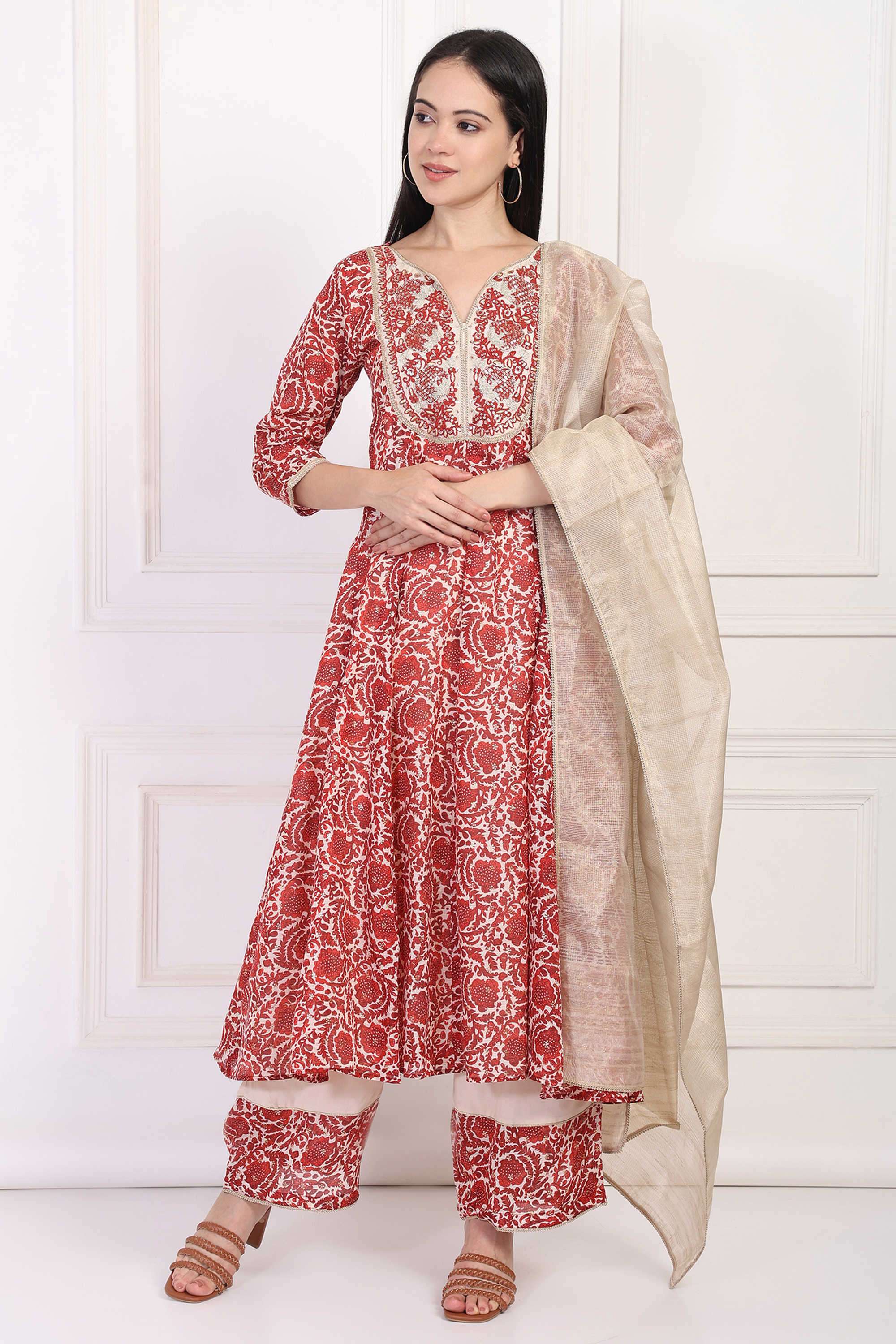 Embroidered-Blended-Fabric-Women-s-Festive-Wear-Kurta-Set