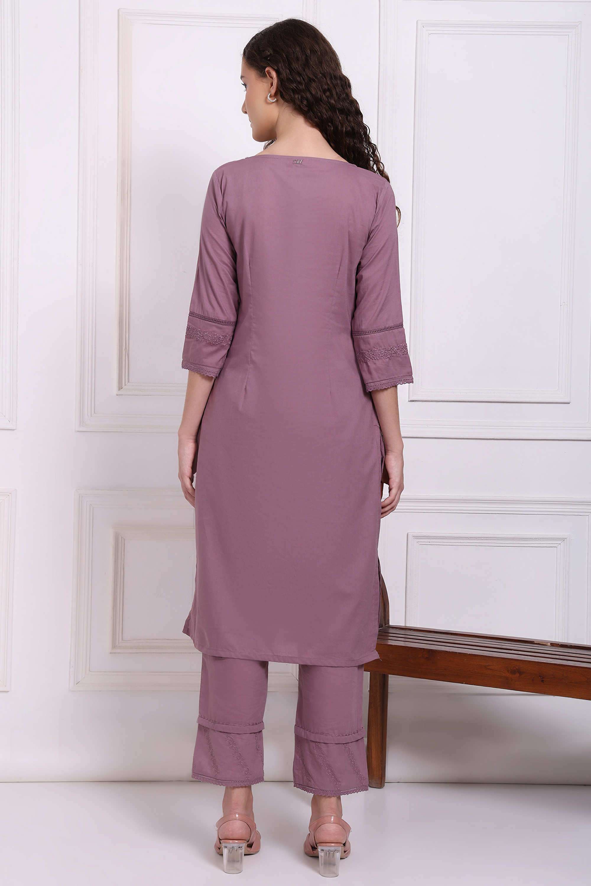 Embroidered-Above-Knee-Pure-Cotton-Woven-Women-s-Kurta-Set