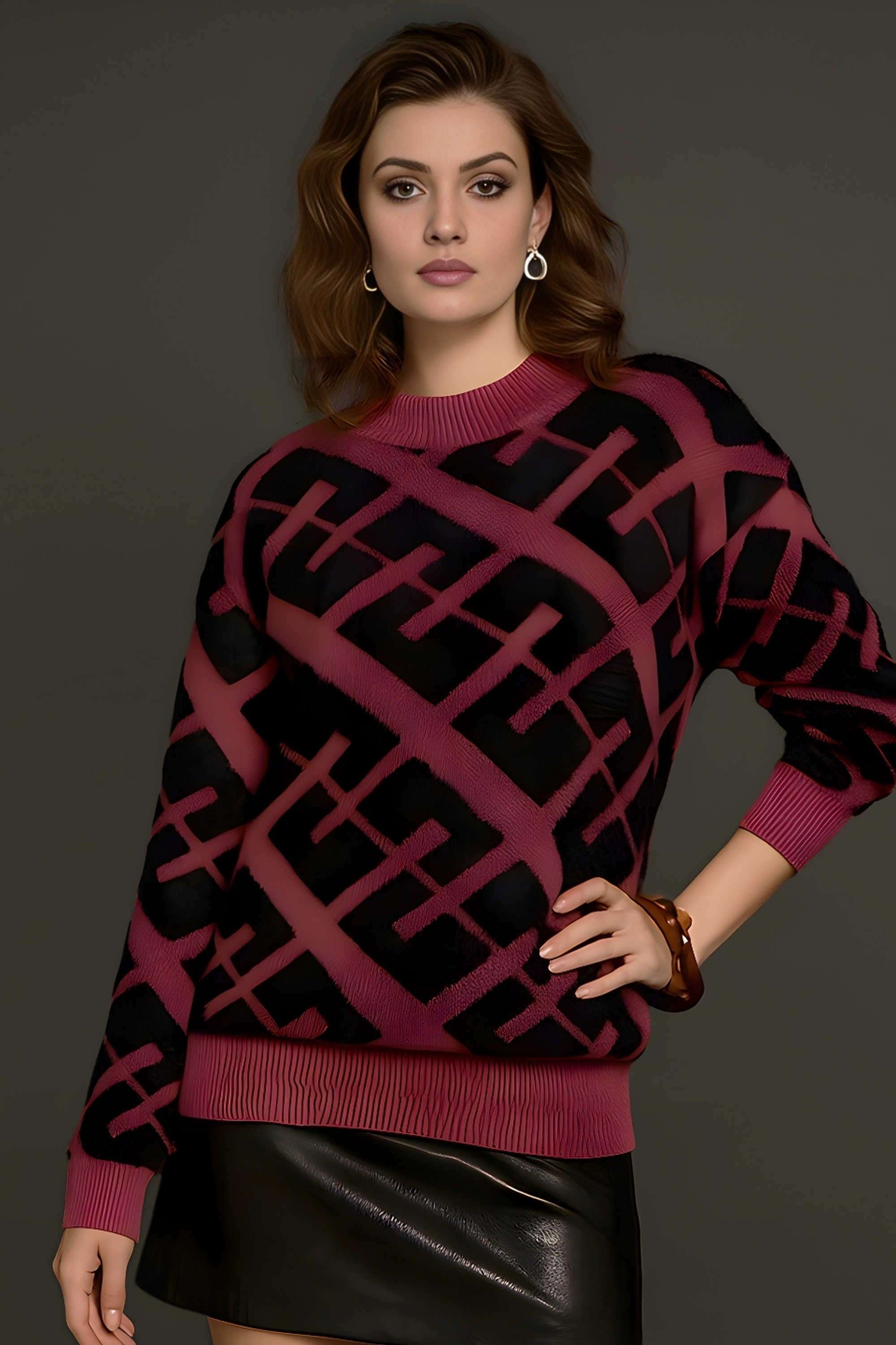 Textured-Blended-Fabric-Women-s-Winter-Wear-Sweater