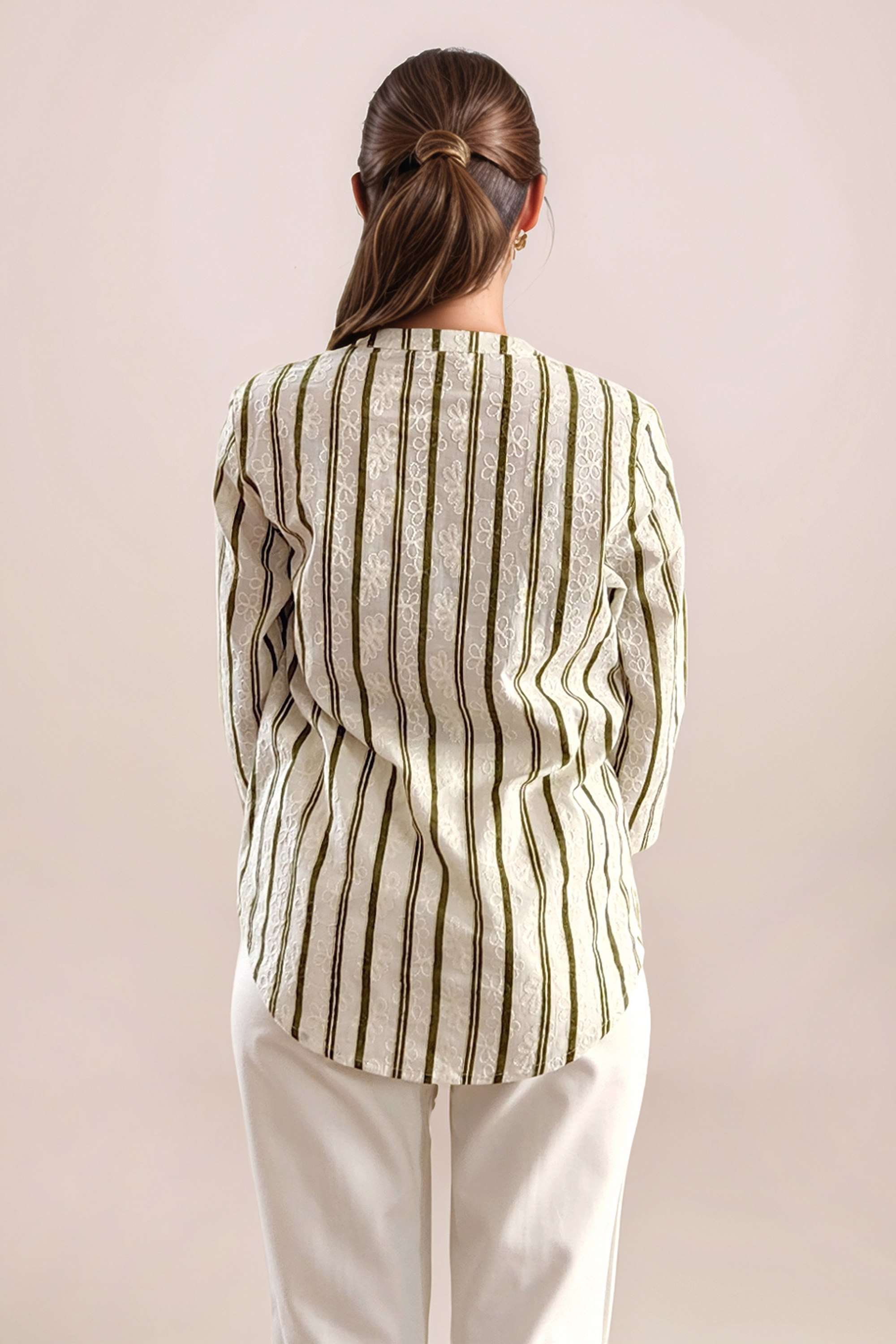 Stripes-Cotton-Collared-Women-s-Top