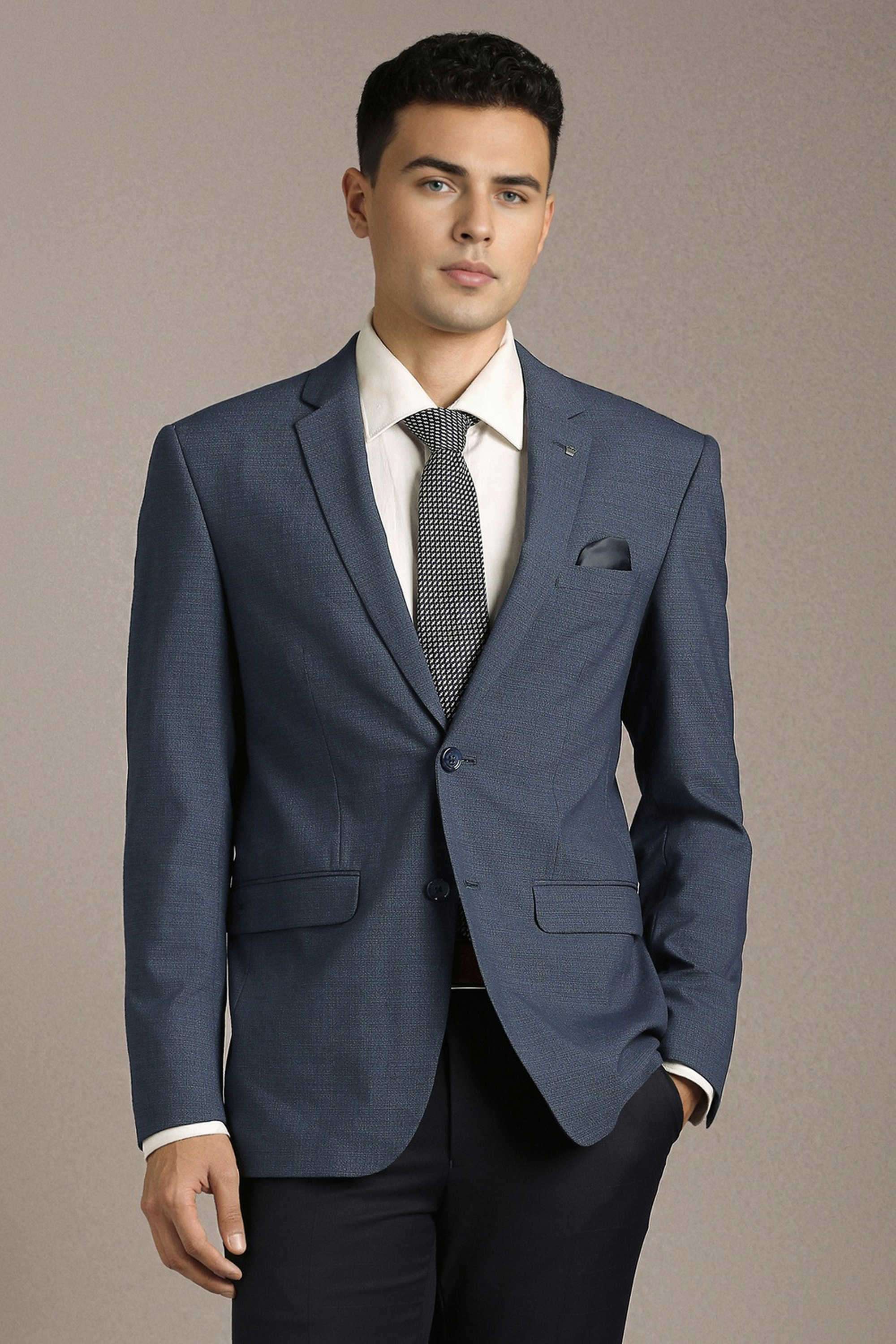 Textured-Blended-Fabric-Slim-Fit-Men-s-Formal-Blazer