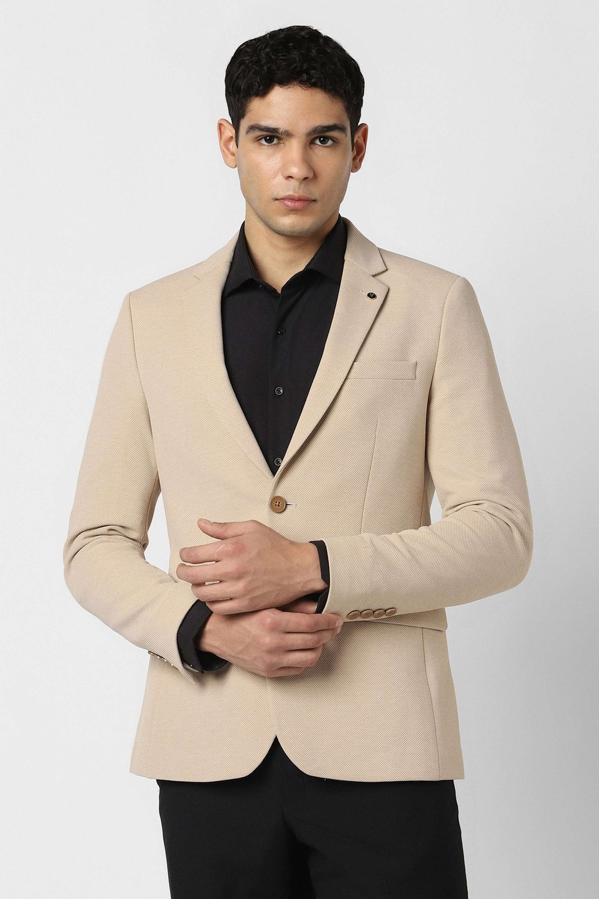 Solid-Viscose-Super-Slim-Fit-Men-s-Formal-Blazer