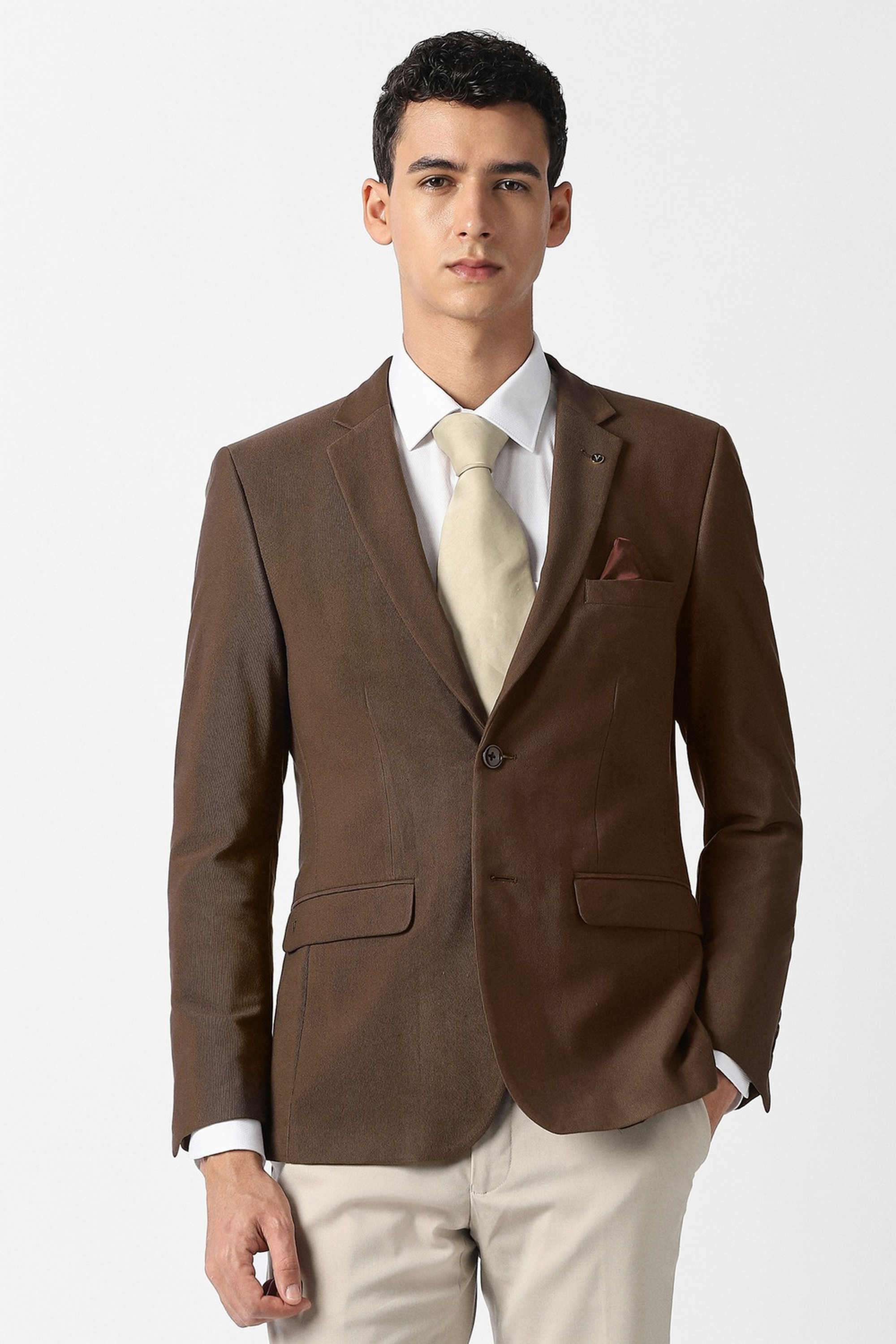 Textured-Polyester-Blend-Super-Slim-Fit-Men-s-Formal-Blazer