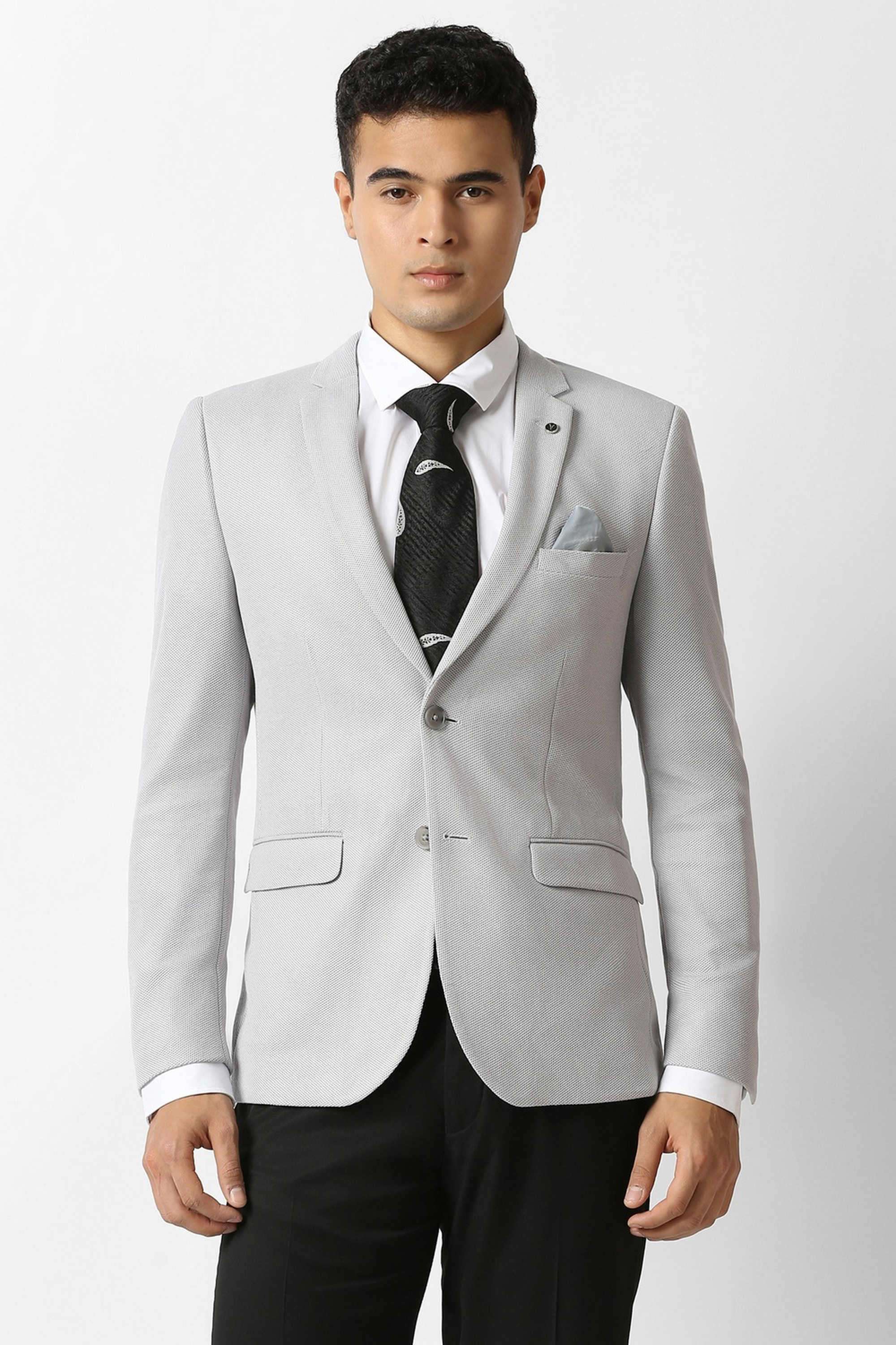 Textured-Polyester-Blend-Slim-Fit-Men-s-Formal-Blazer