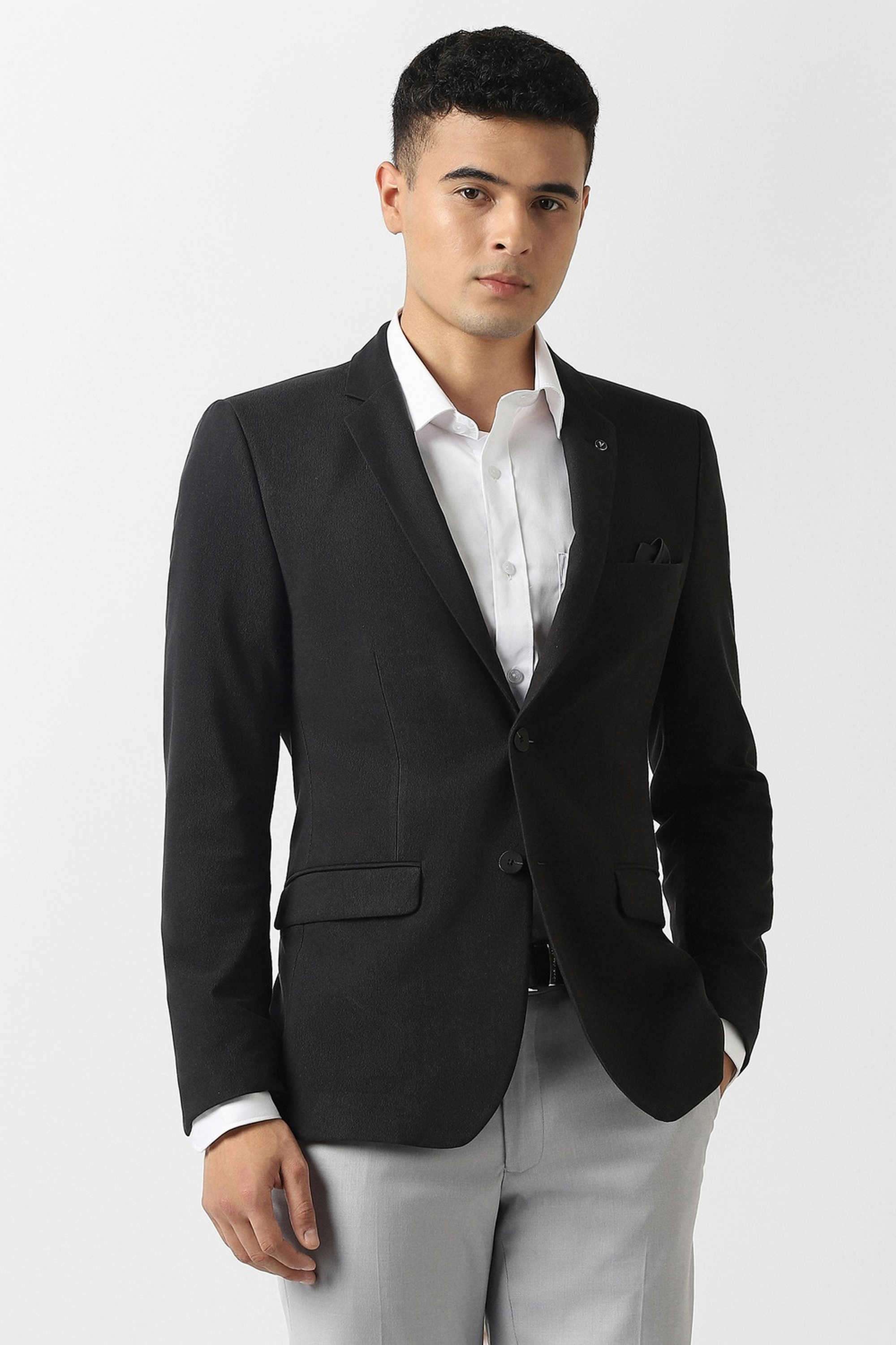 Textured-Polyester-Blend-Slim-Fit-Men-s-Formal-Blazer