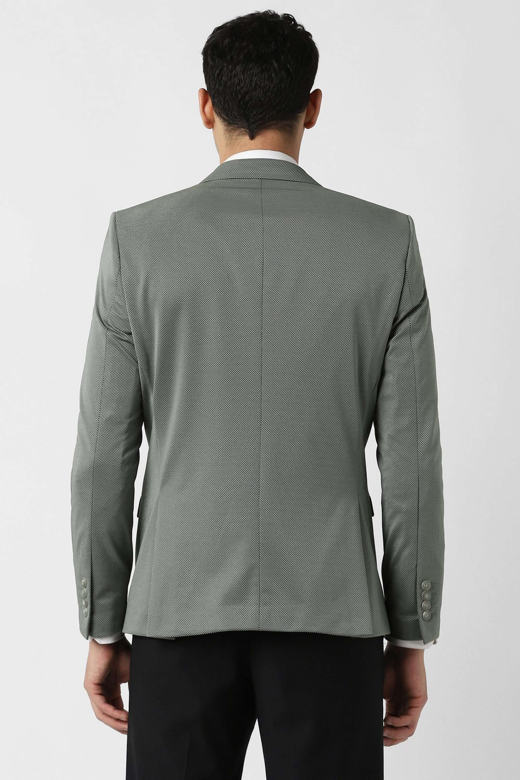 Checks-Viscose-Super-Slim-Fit-Men-s-Formal-Blazer
