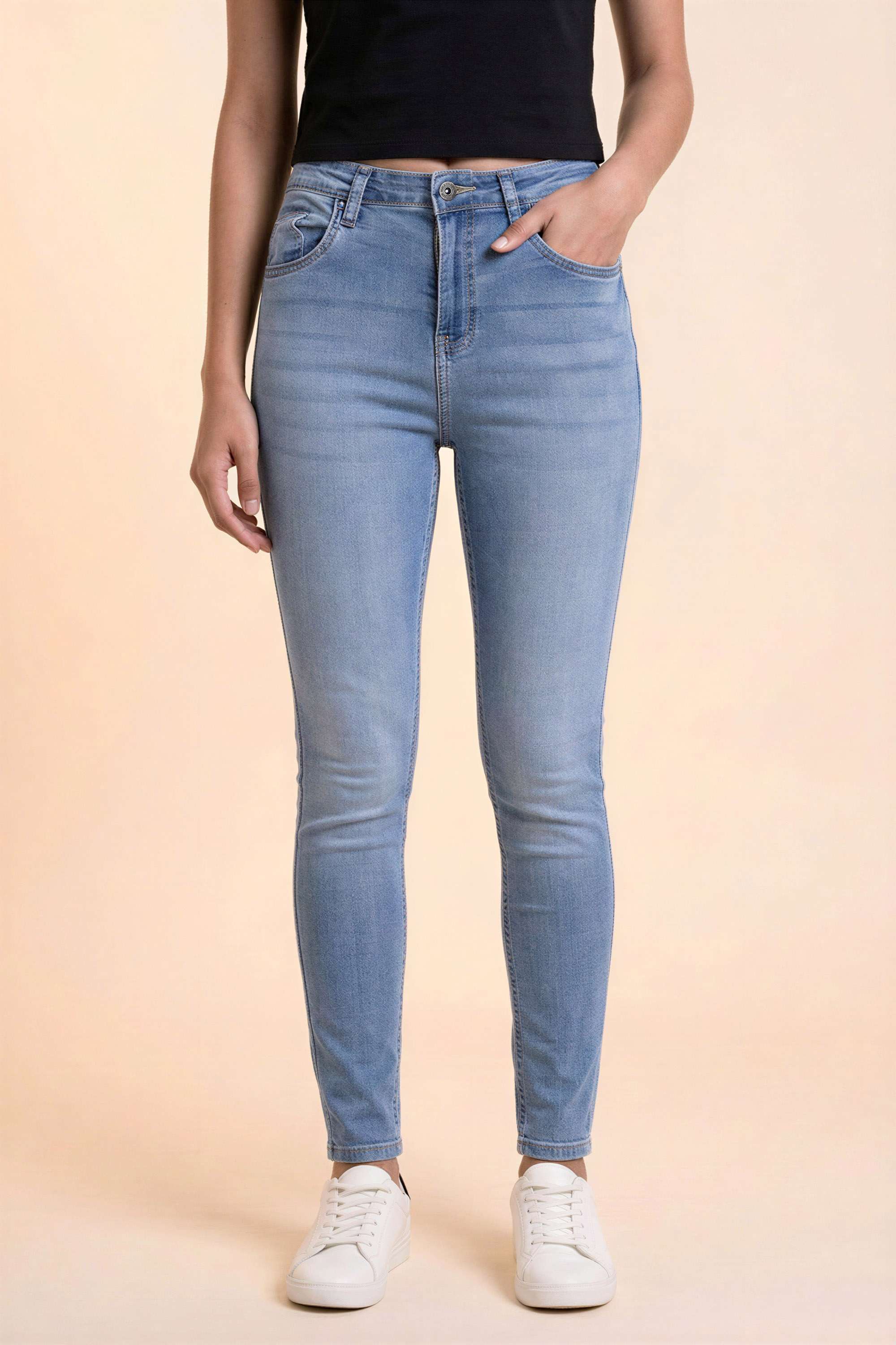 life High Rise Denim Skinny Fit Women Jeans-picture-47