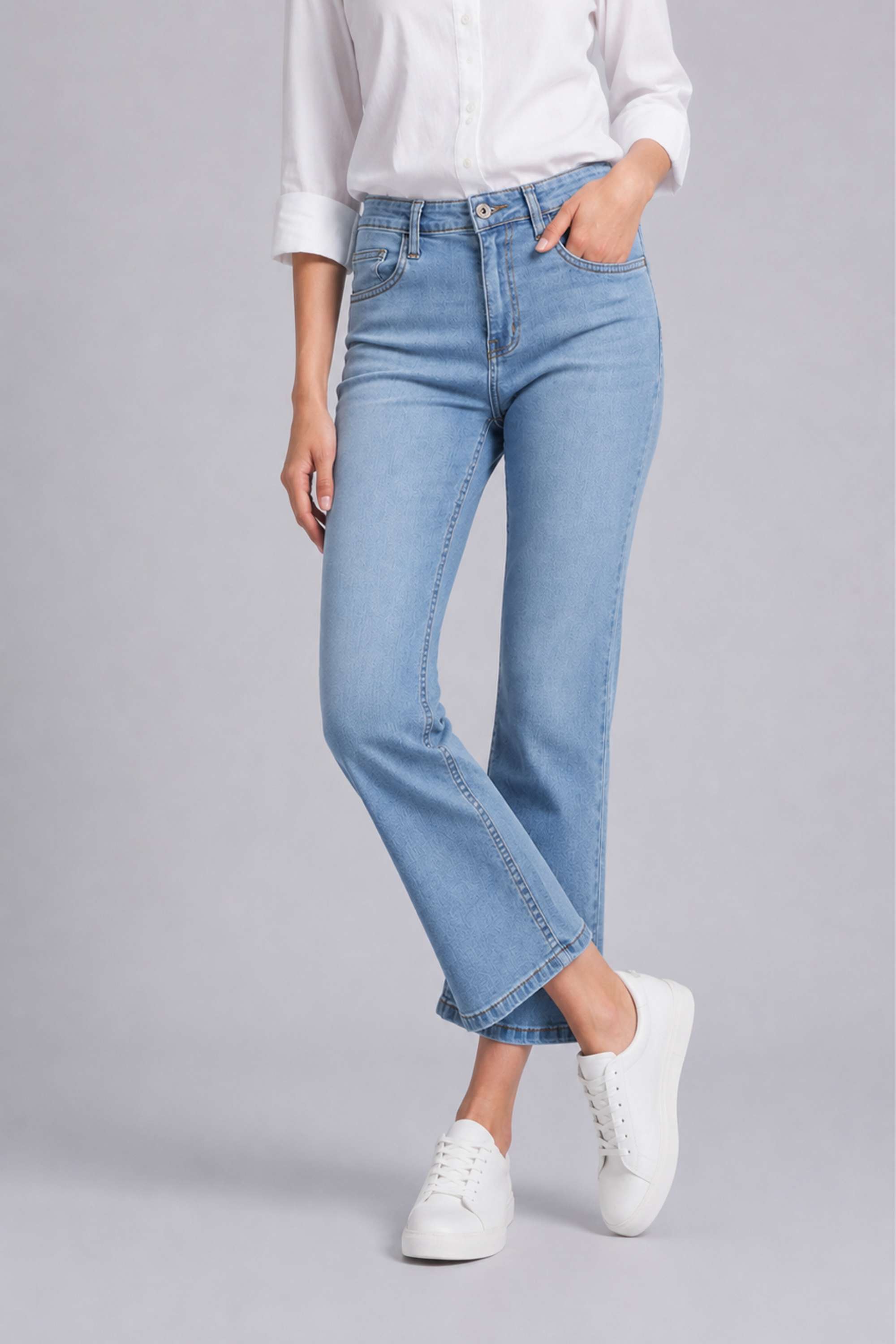 life Mid Rise Cotton Straight Fit Women's Jeans-picture-24