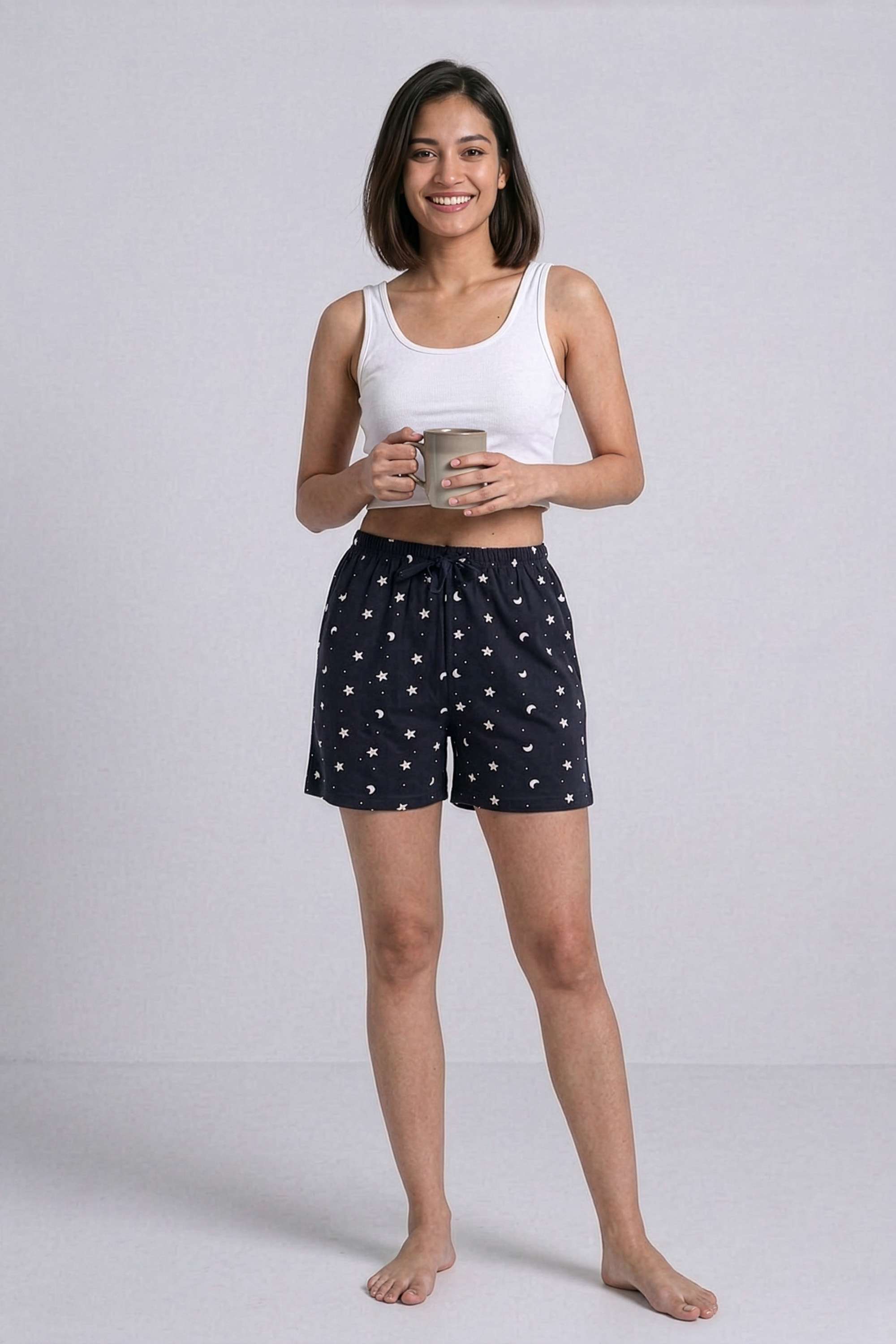 insense Regular Fit Mid Thigh Cotton Women's Casual Wear Shorts-picture-20