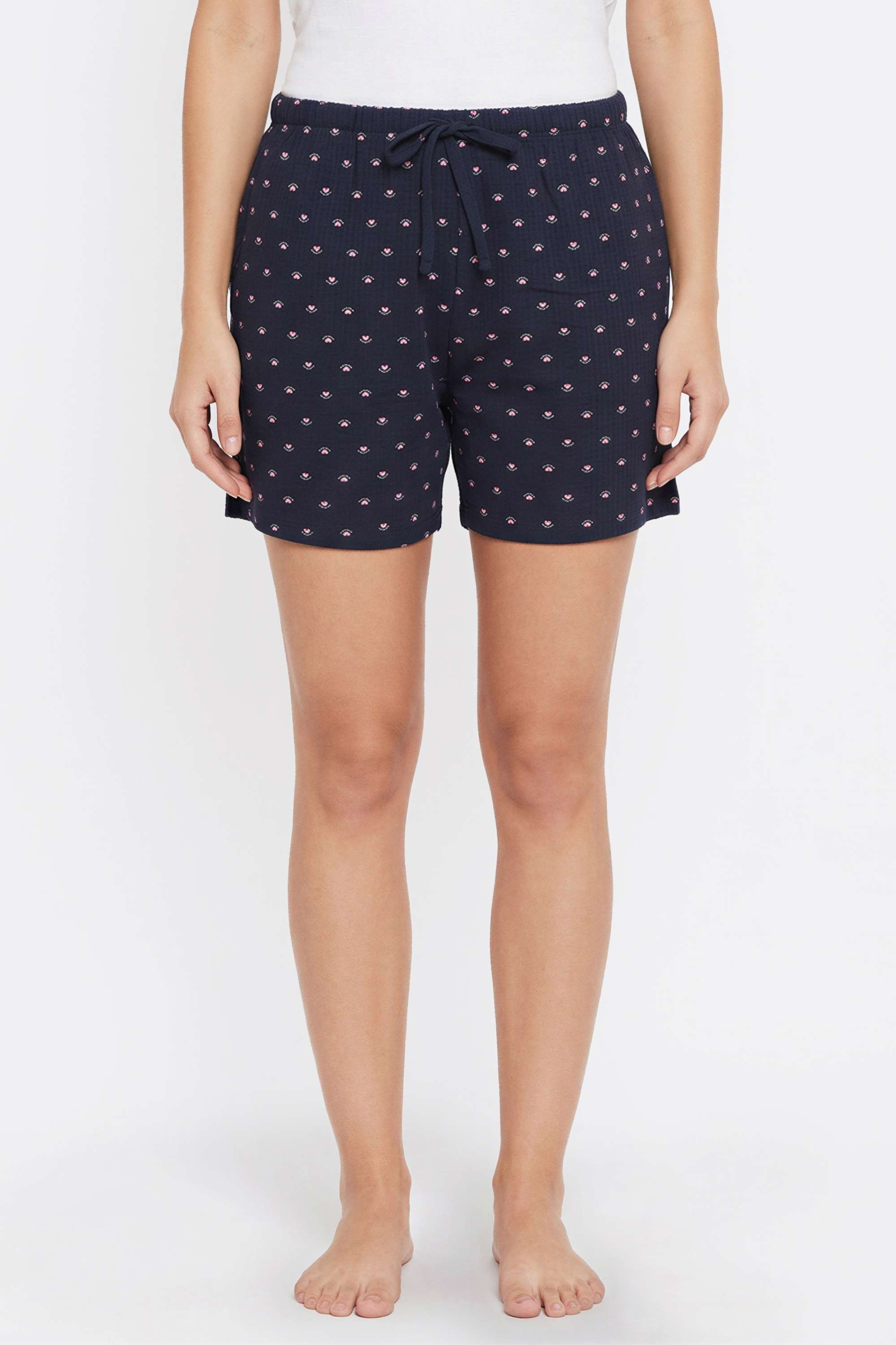 insense Regular Fit Mid Thigh Polyester Women's Casual Wear Shorts-picture-22