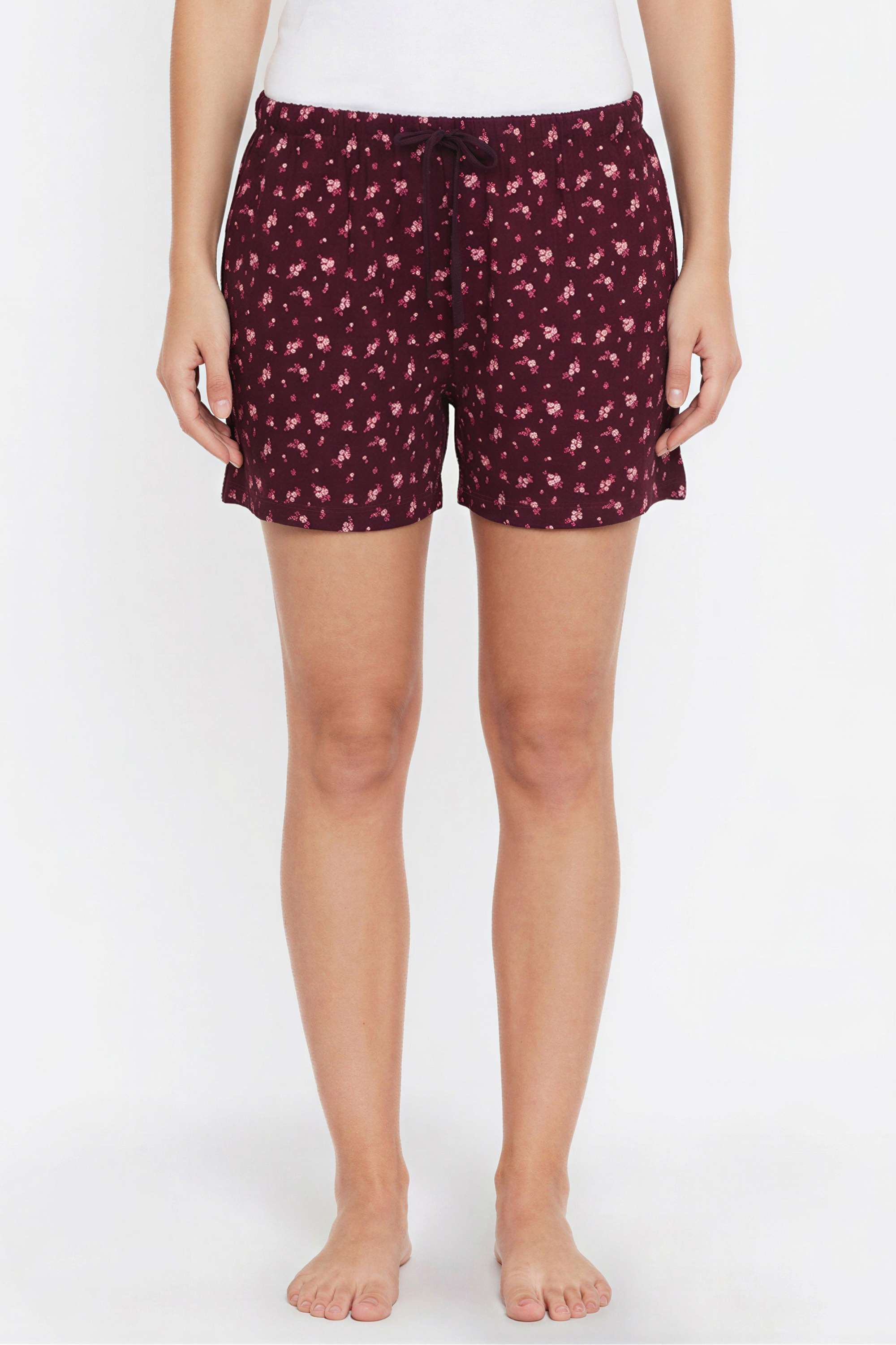 insense Regular Fit Mid Thigh Polyester Women's Casual Wear Shorts-picture-19