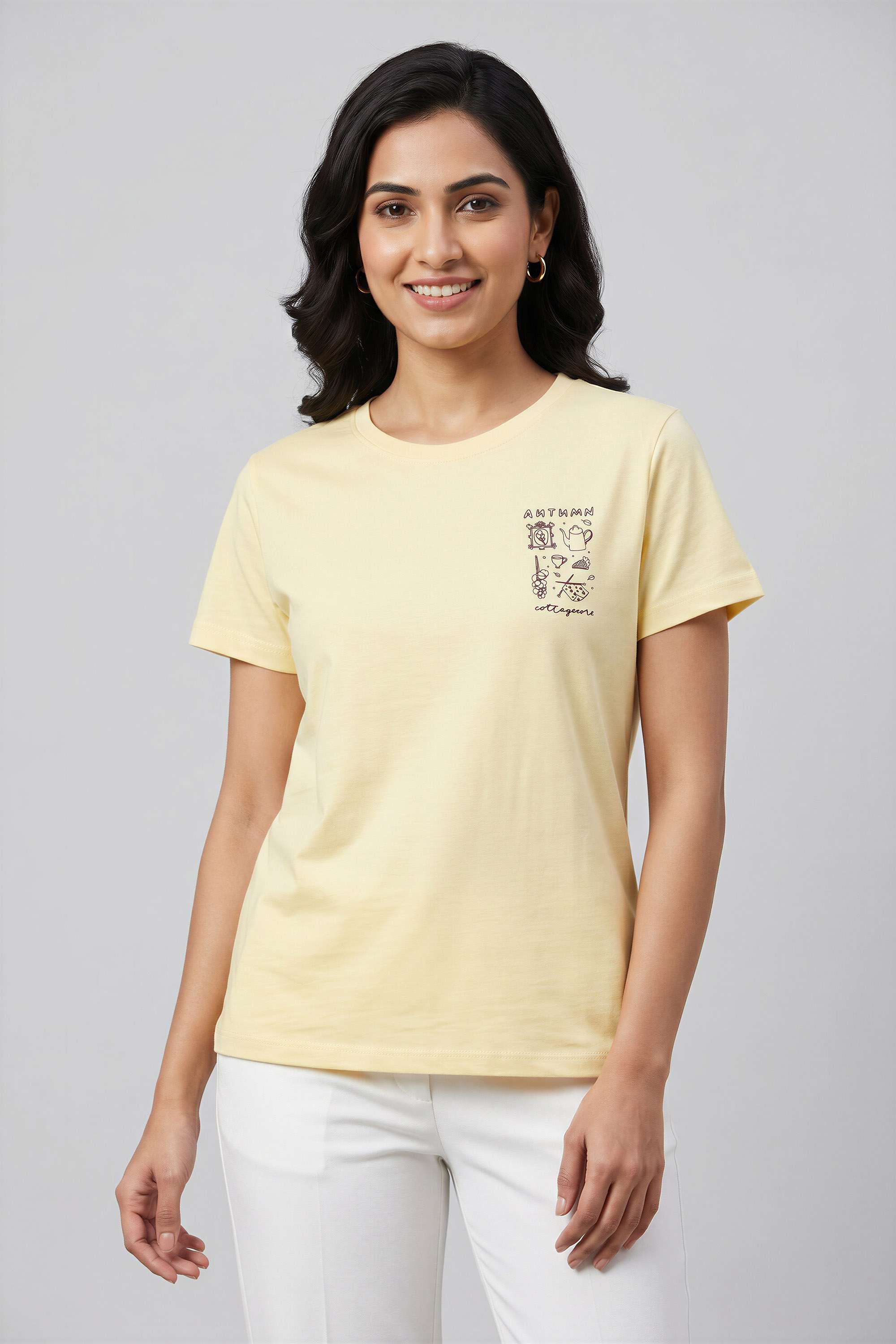 insense Printed Cotton Round Neck Women's T-Shirt-picture-24