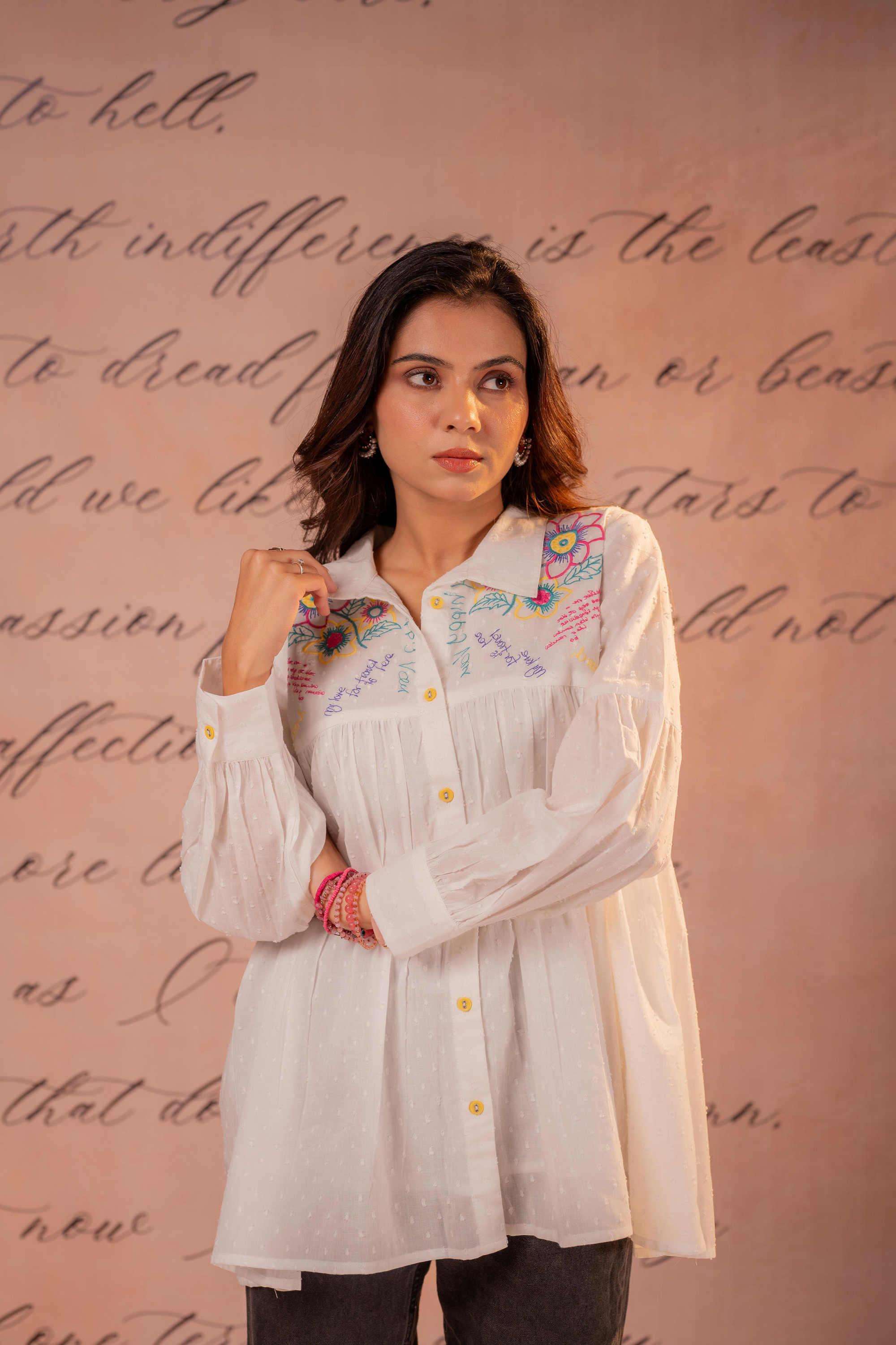 juniper Floral Cotton Regular Fit Women's Shirt-picture-25