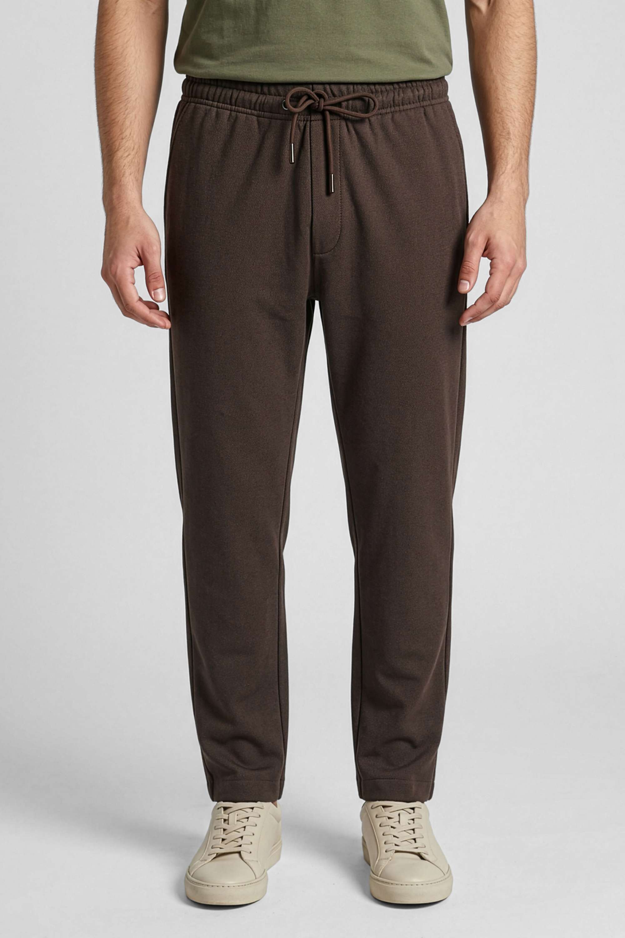 fratini Solid Blended Fabric Regular Fit Men's Trousers-picture-22