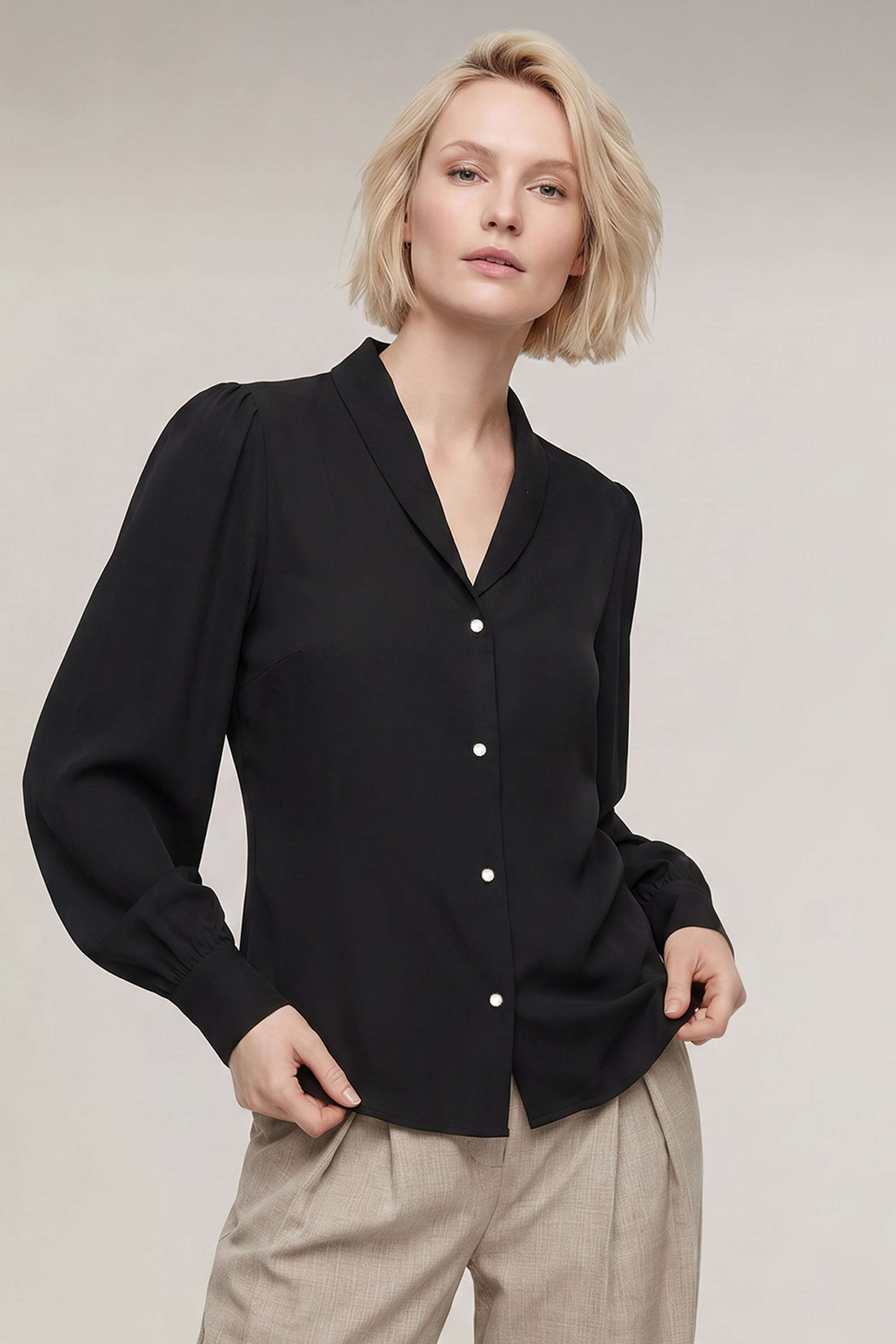 vero moda Solid Blended Fabric Regular Fit Women's Shirt-picture-14