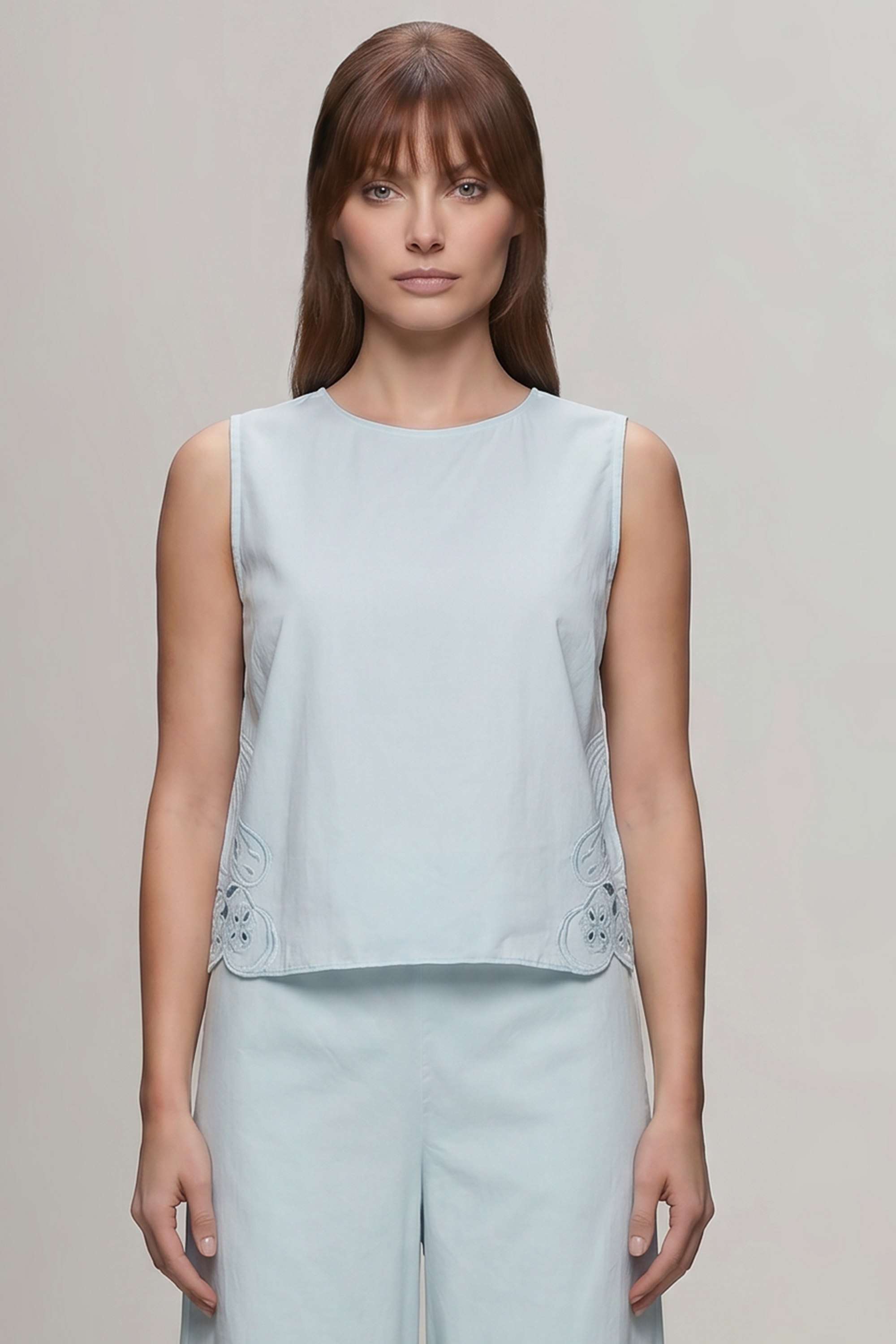 vero moda Solid Blended Fabric Regular Fit Women's Top-picture-26