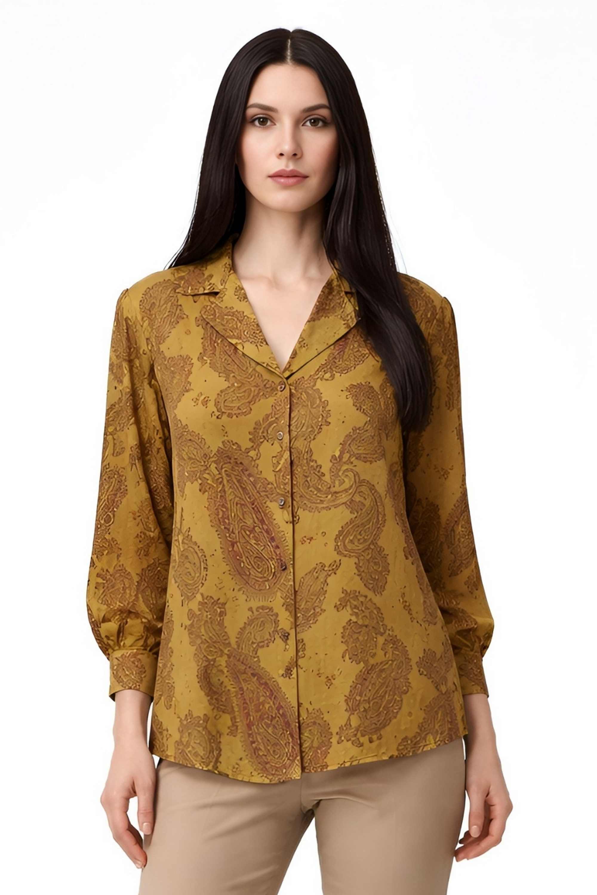 zink london Printed Blended Fabric Regular Fit Women's Top-picture-16