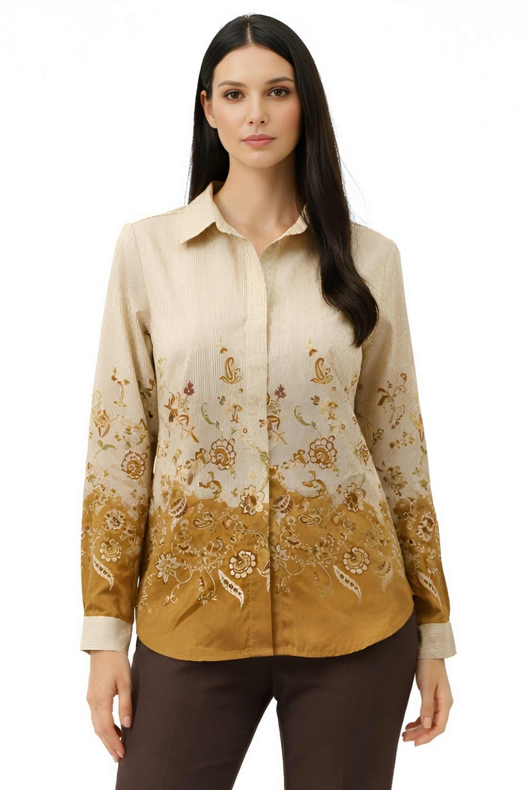 zink london Printed Blended Fabric Regular Fit Women's Top-picture-18