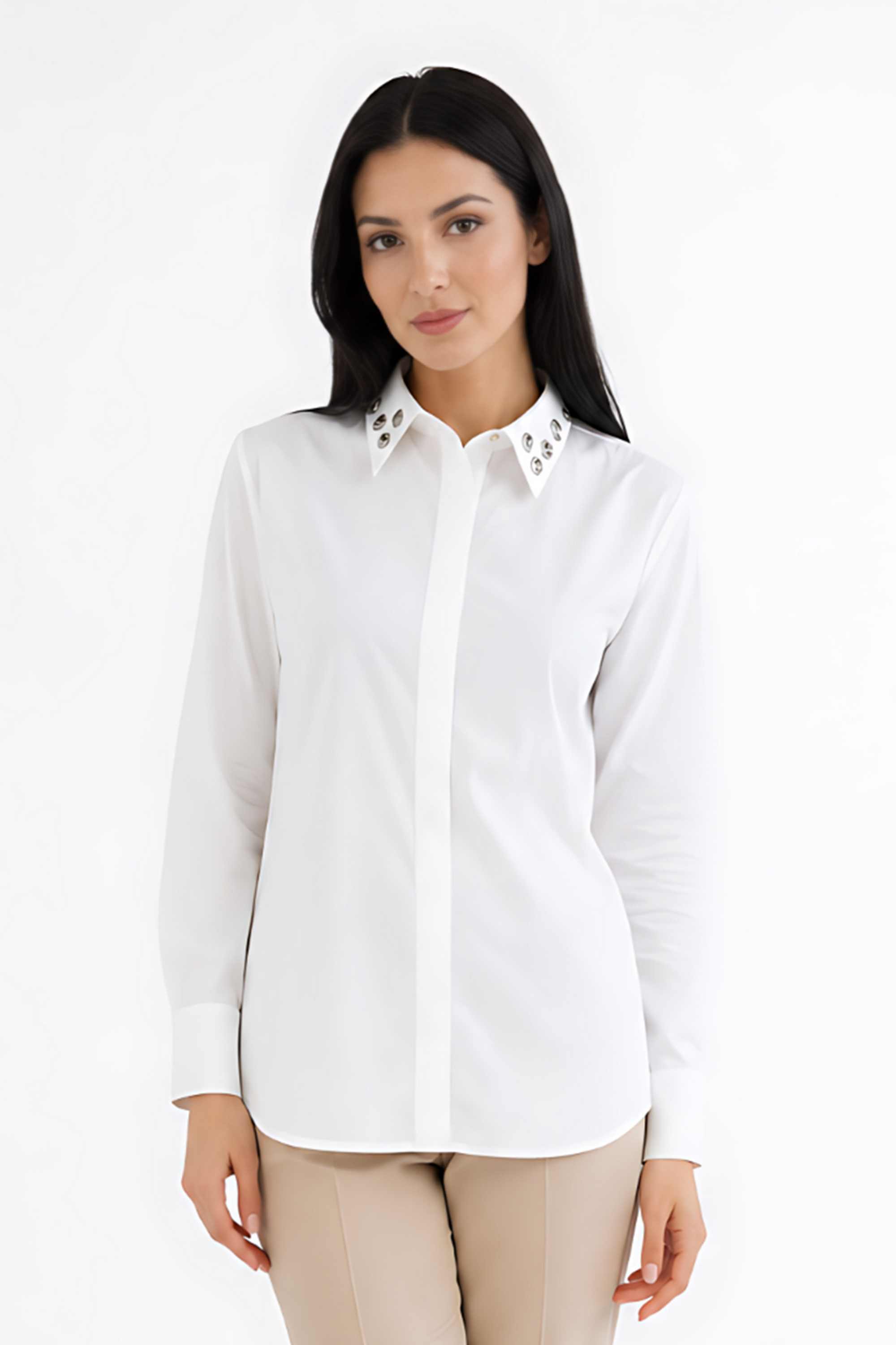 zink london Solid Cotton Blend Regular Fit Women's Top-picture-18