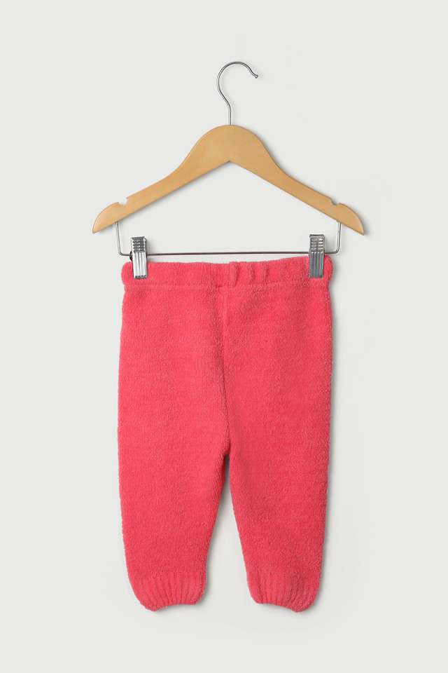 Solid-Acrylic-Regular-Fit-Infant-Girls-Pants
