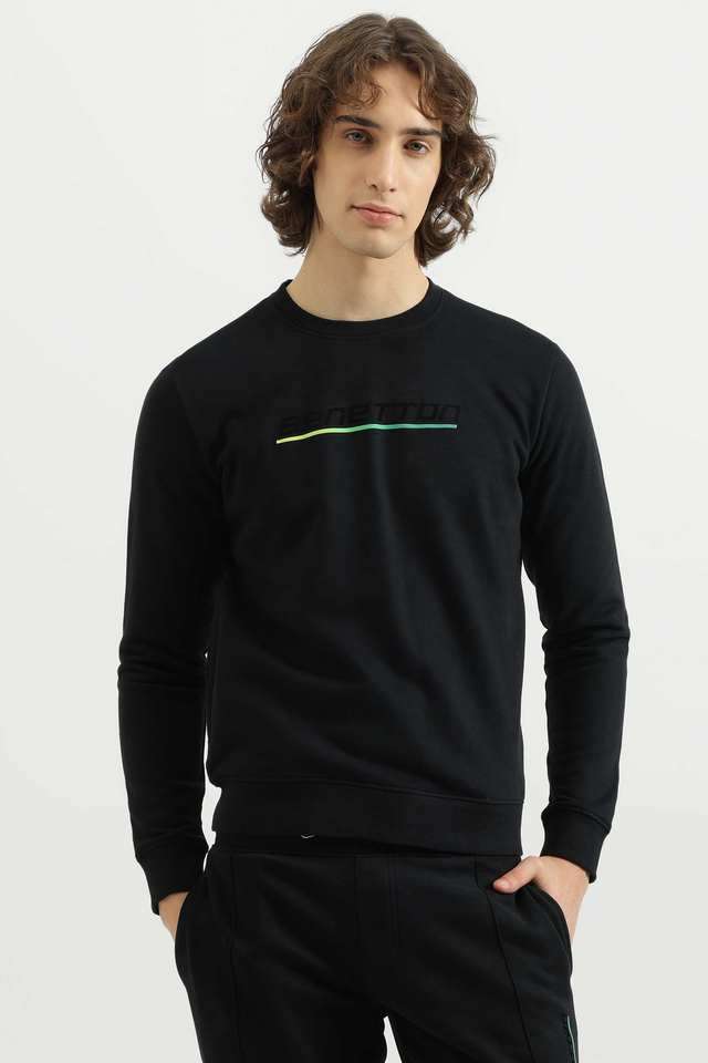 Solid-Cotton-Regular-Fit-Men-s-Sweatshirt