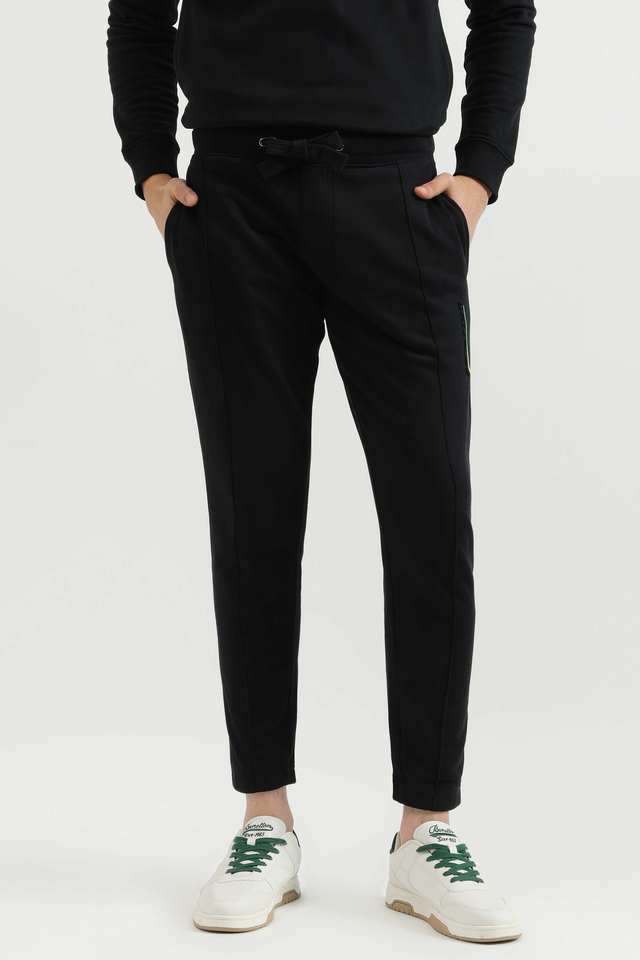 Solid-Cotton-Regular-Fit-Men-s-Track-Pants
