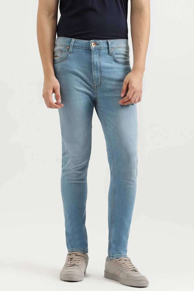 Light-Wash-Cotton-Regular-Fit-Men-s-Jeans