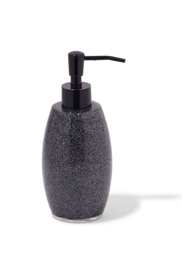 Polyresin-Soap-Dispenser-for-Bathroom-&-Kitchen -Black