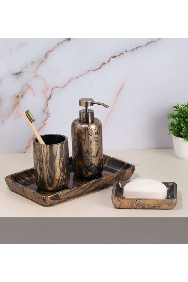 4Pcs-Bathroom-Set-Polyresin-Bath-Set-Multi