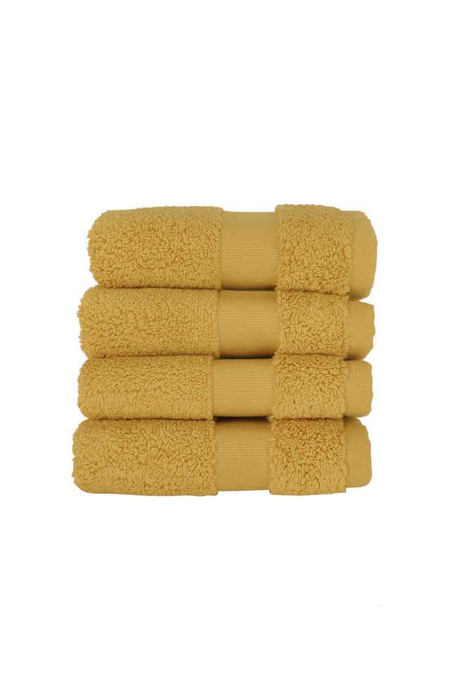 Cloud-Ochre-Color-Face-Towel