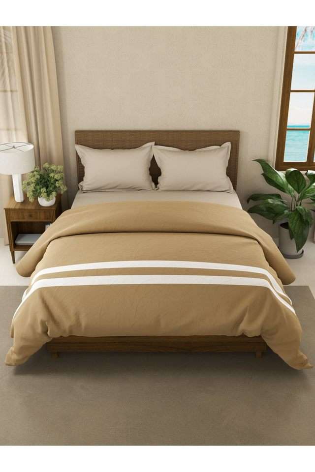 Luxurious-100--Egyptian-Satin-Cotton-Comforter-For-All-Weather--1pc-Double-size-(coastal-stripe)