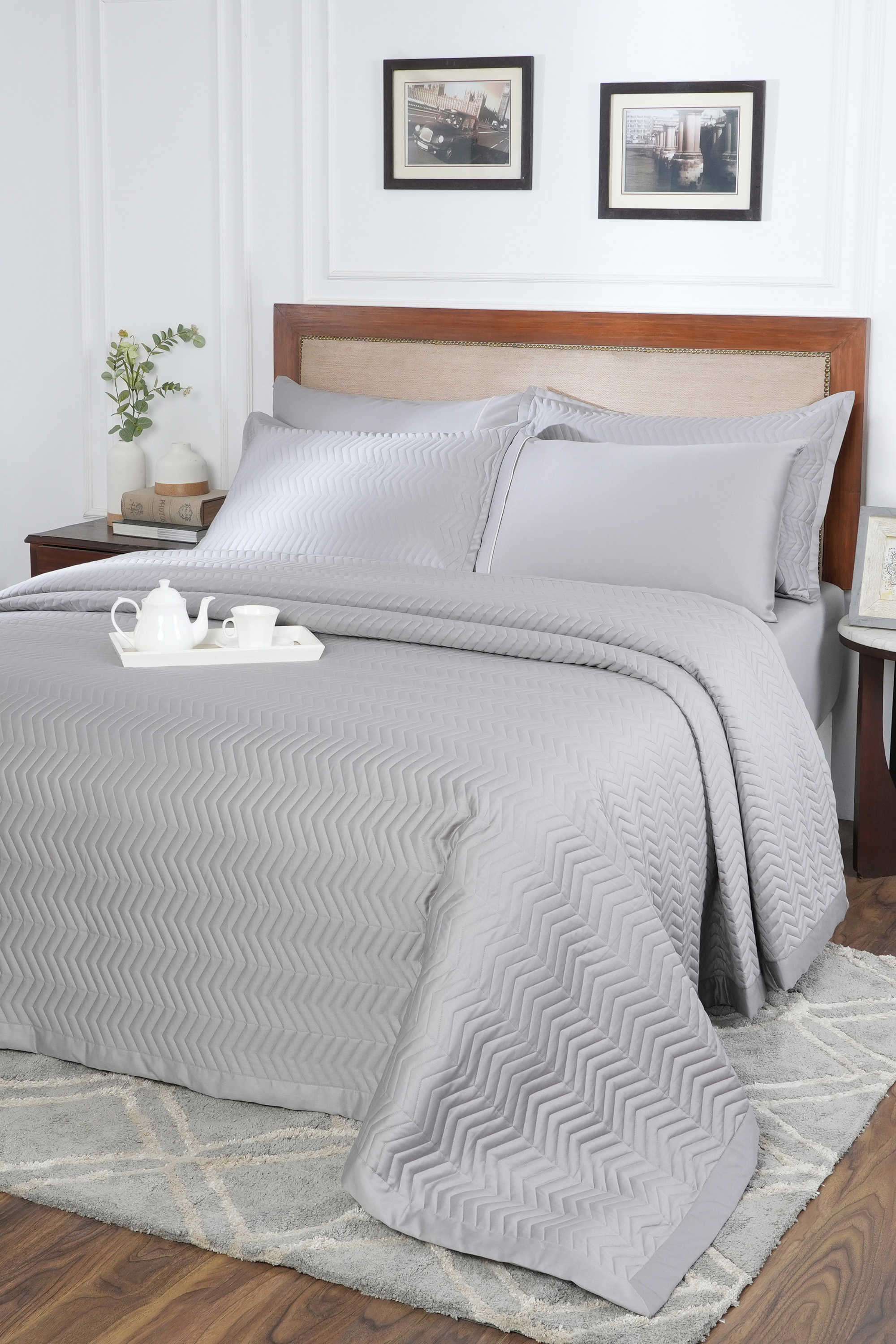 Summer-AC-Room-Cotton-Double-Bed-Soild-Quilt--Quilted-Bed-Cover-(265X228-CM)