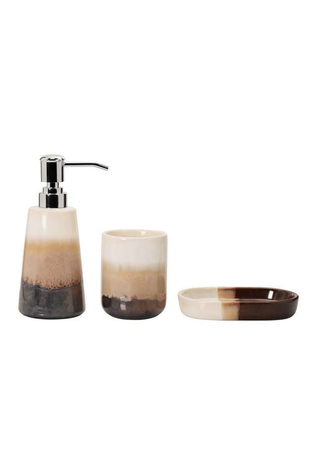 3Pcs-Bathroom-Set-Ceramic-Bath-Set-Coffee